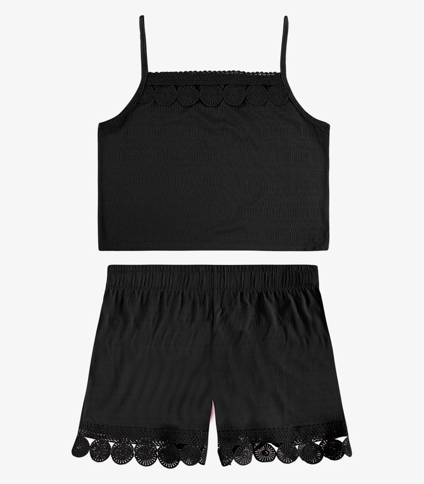 Infantil - Conjunto Regata Com Shorts Rovi Preto