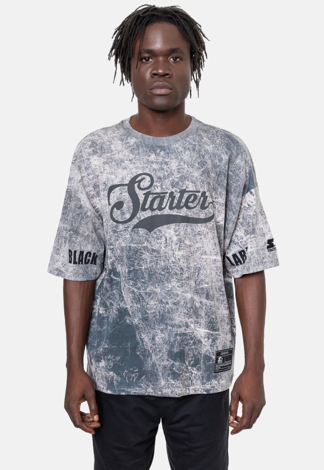 Camiseta Starter Oversize Especial Chumbo