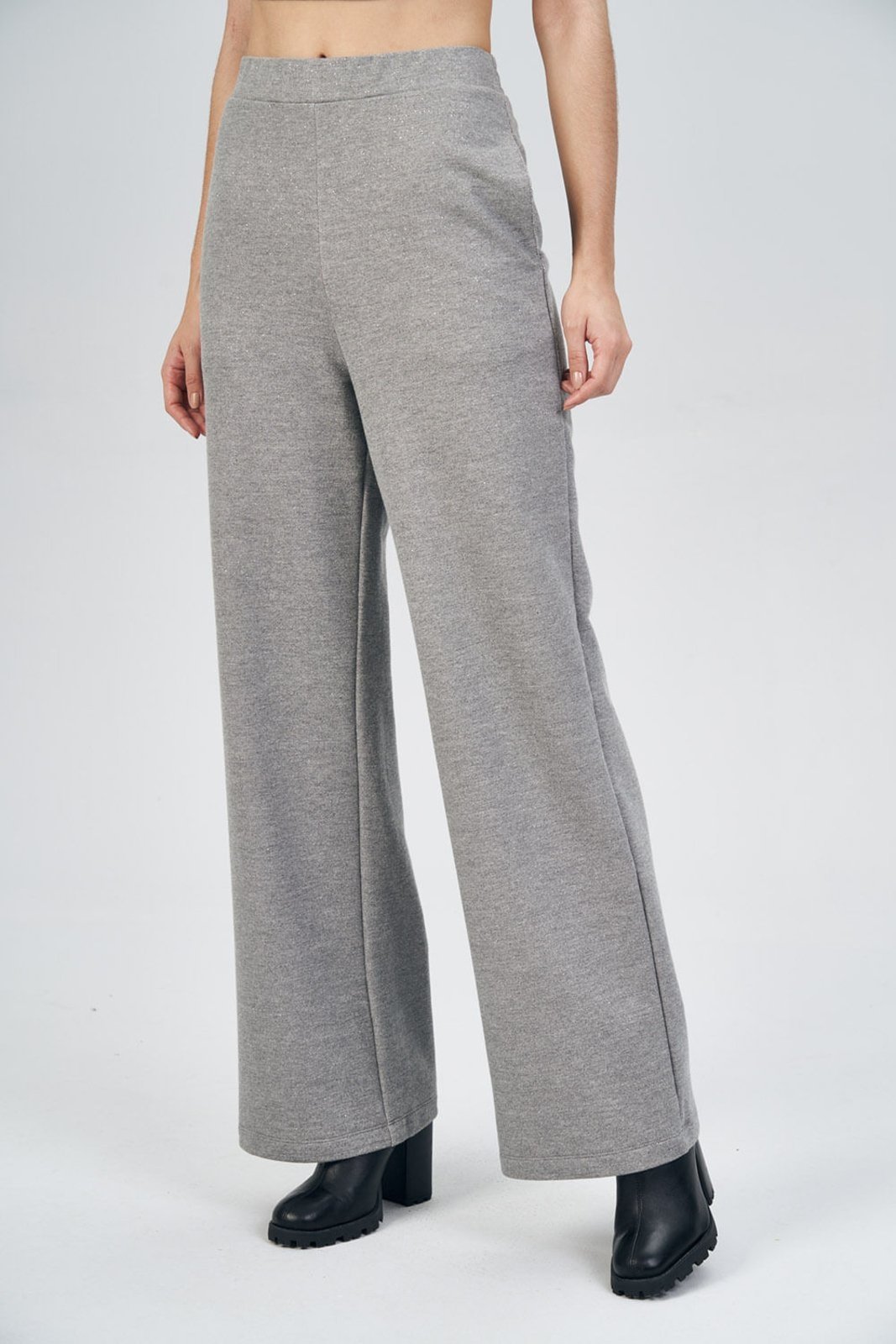Calça Pantalona Moletom Feminina Acostamento