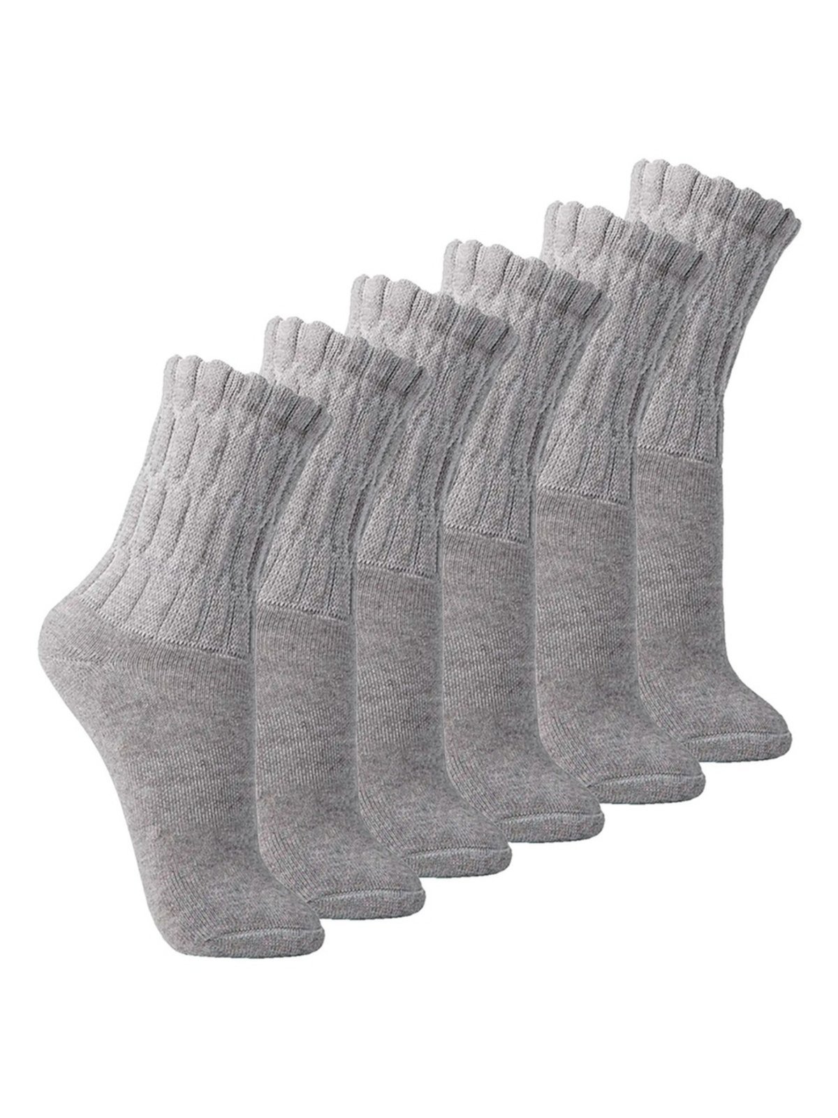 Vista 2 Kit com 6 Pares de Meias Aeróbica Lupo preto Lupo preto