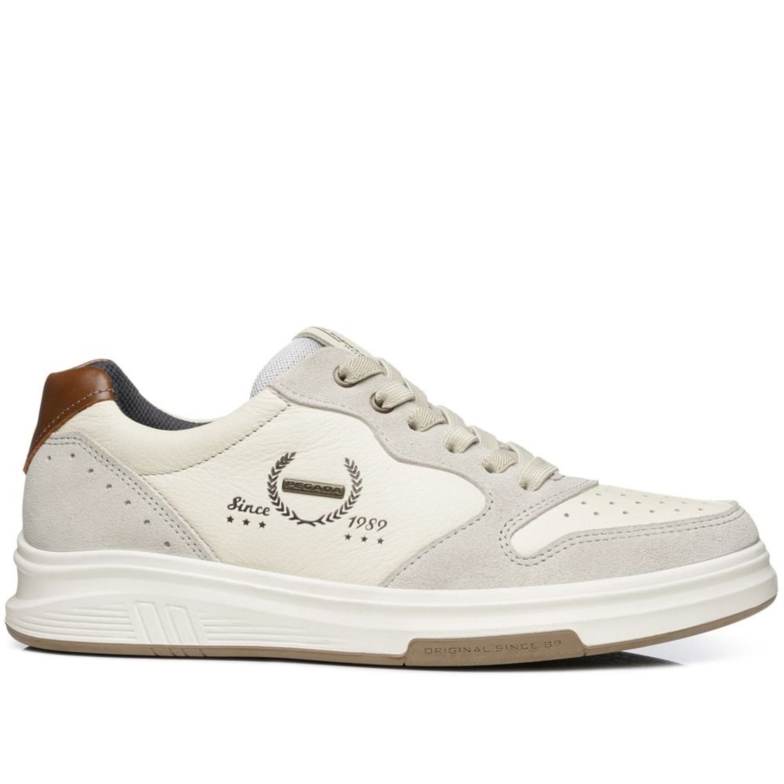 Tênis Casual Pegada Masculino em Couro Milk 112304-01 Tênis Casual Pegada Masculino em Couro Milk 112304-01 43