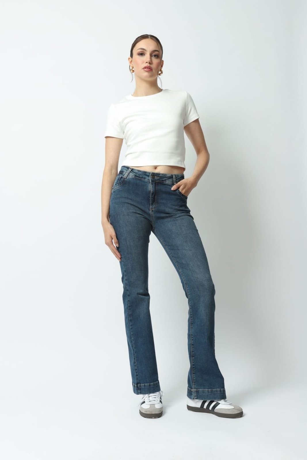 Calça Jeans Boot Cut 42 Gazzy
