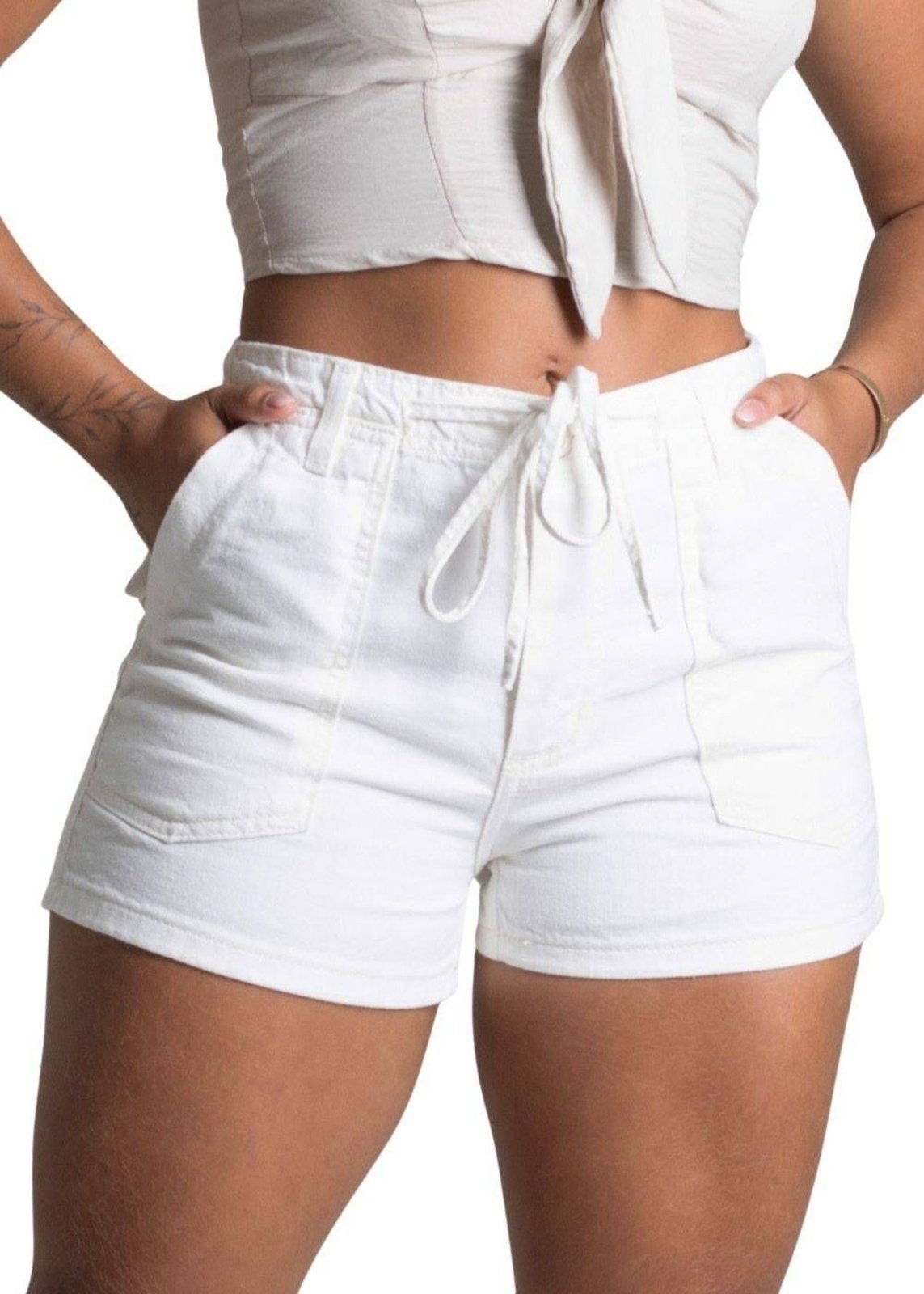 Shorts Sarja Sawary – 278339 – Branco – Sawary