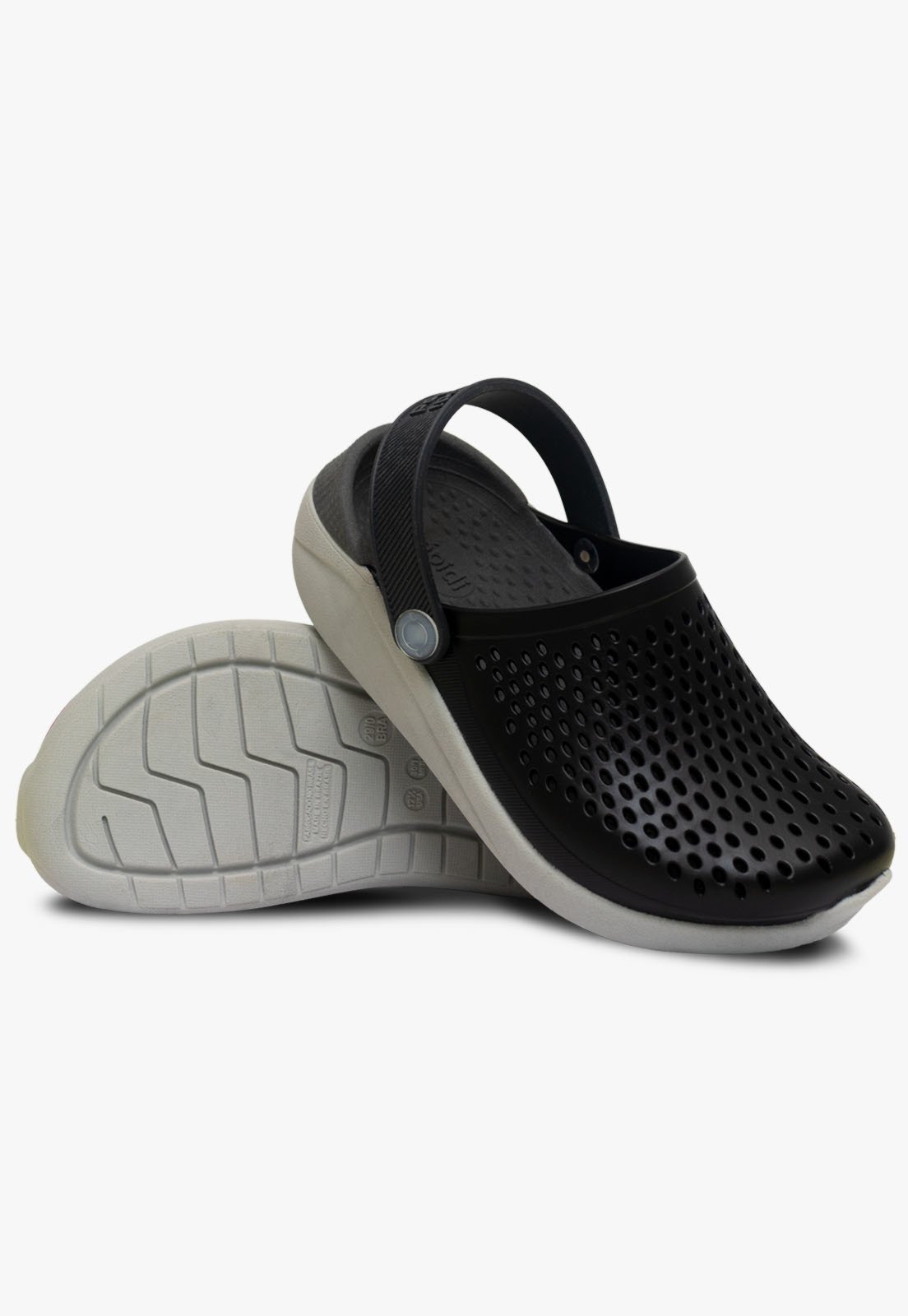 Vista 3 Infantil - Sandalia Babuche Masculino Pópidi Menino Chinelo Chumbo preto Pópidí preto