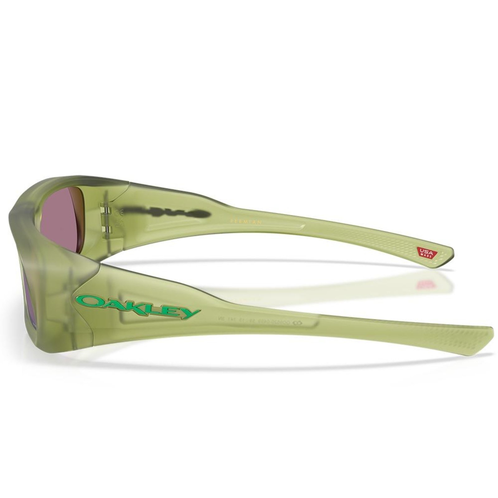 Vista 3 Óculos de Sol Oakley Permian Matte Transparent Fern 0459 preto transparent Oakley preto transparent