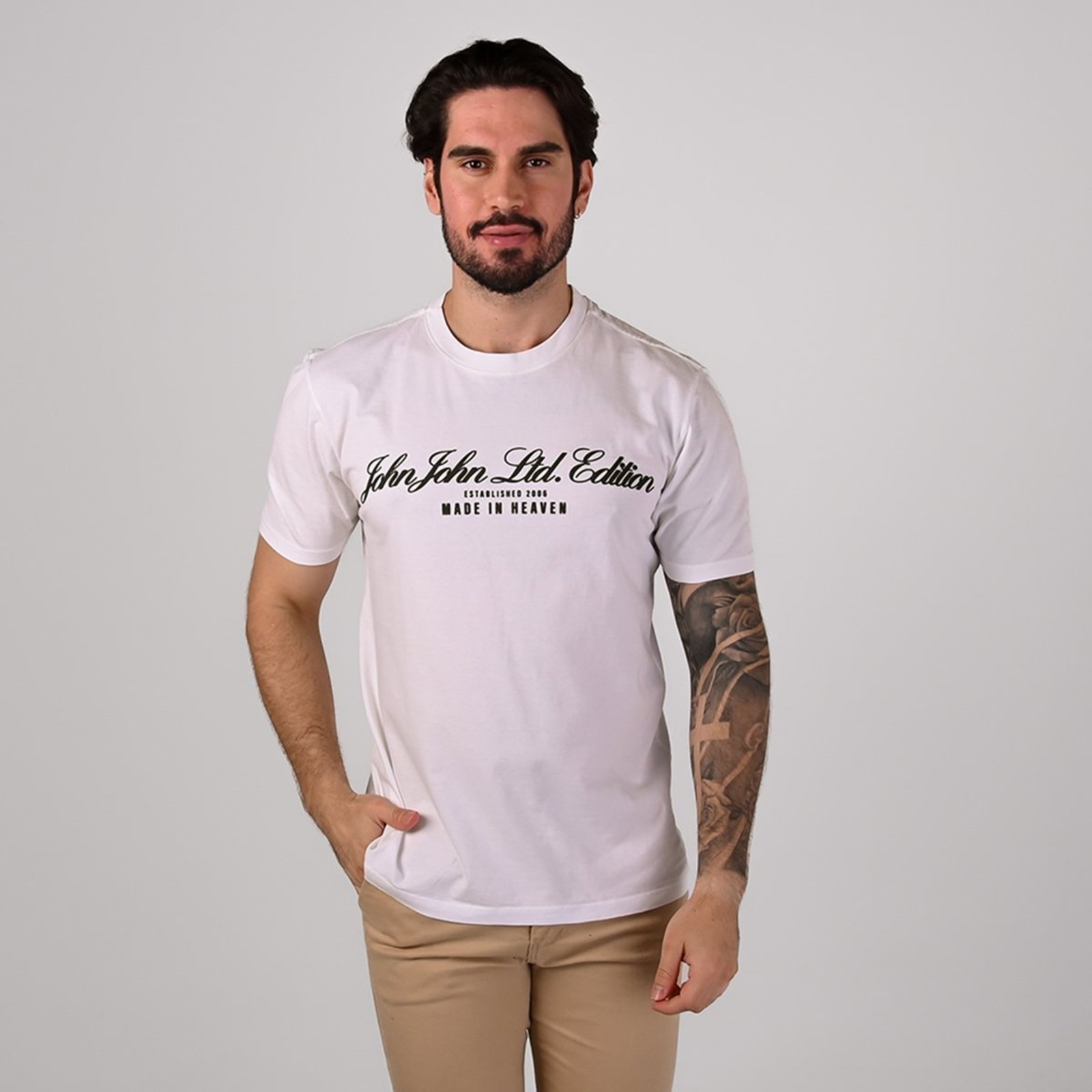 Camiseta John John Clean Edition Branca