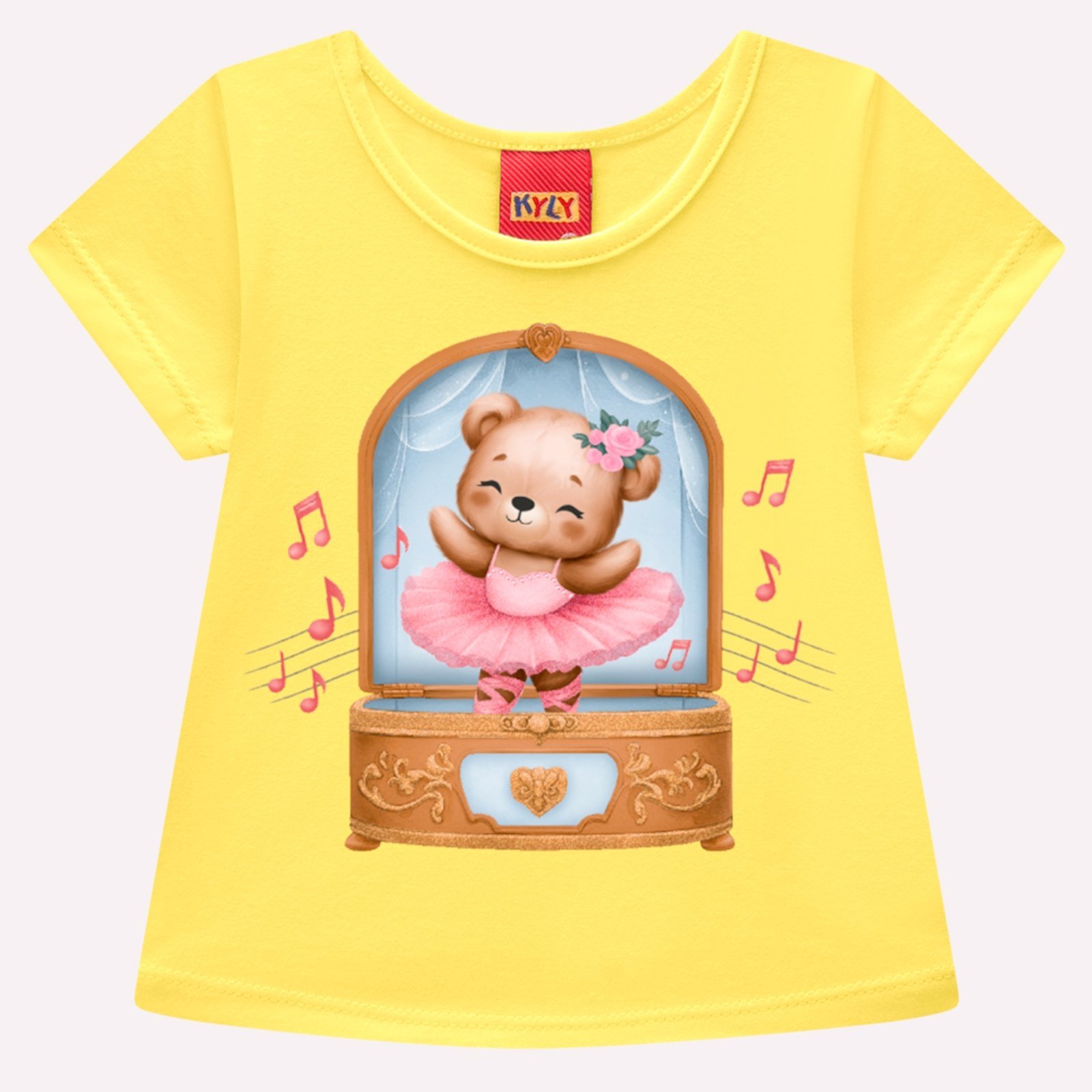 Infantil – Blusa Menina Ursinha Kyly