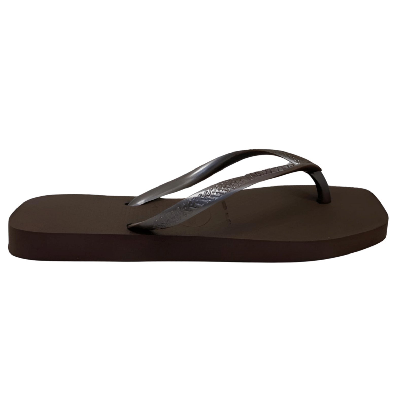 Vista 3 Chinelo Havaianas Slim Bico Quadrado marrom Havaianas marrom