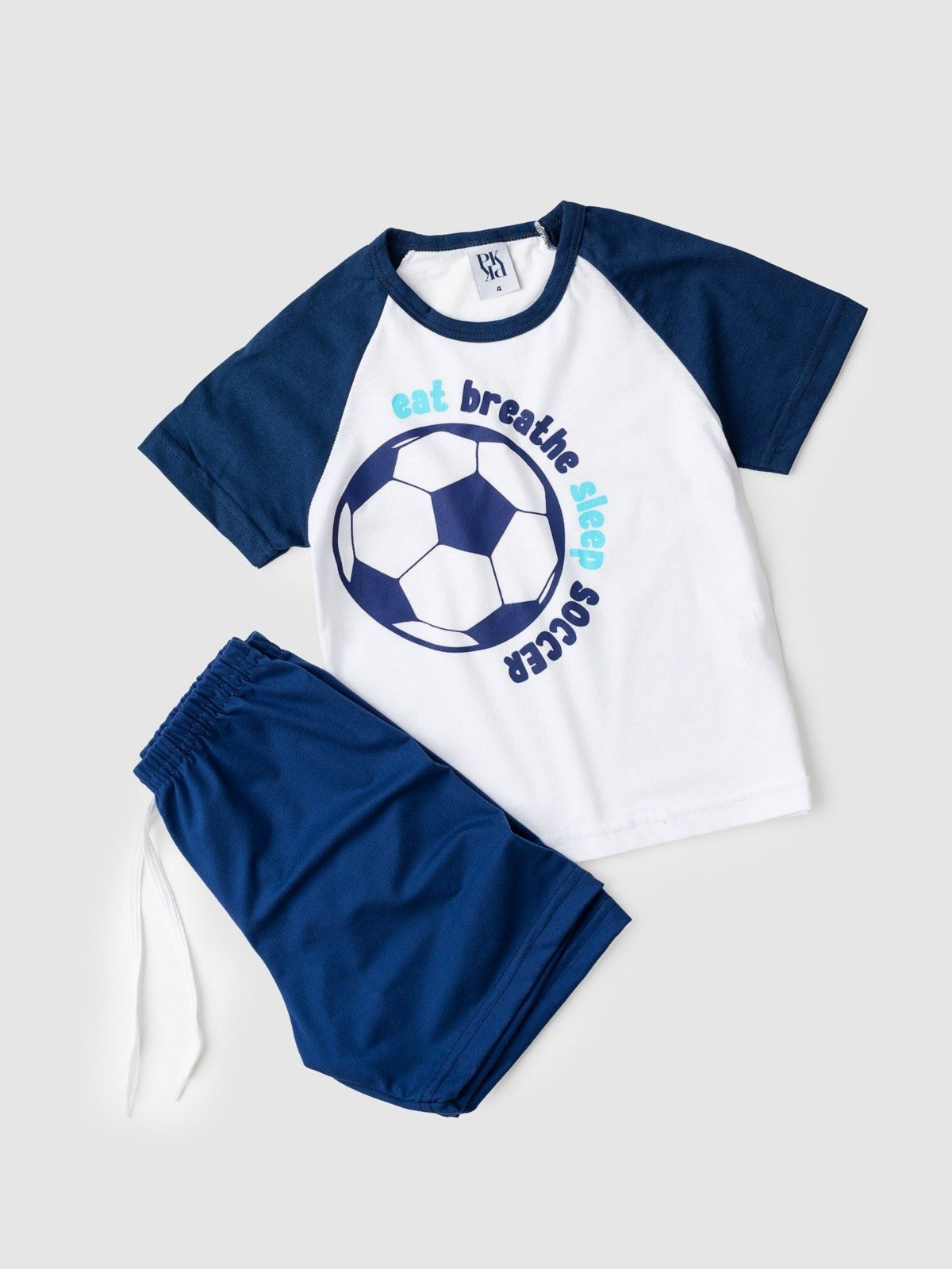 Vista 2 Pijama Platinum Descanso Do Jogo PLATINUM KIDS branco PLATINUM KIDS branco