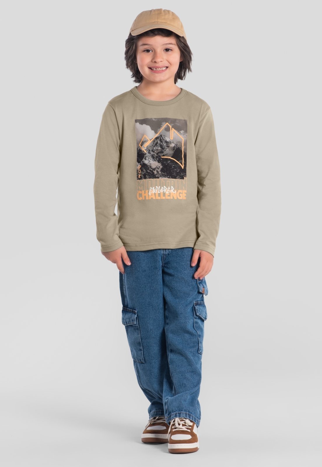Infantil - Camiseta menino de natureza Brandili