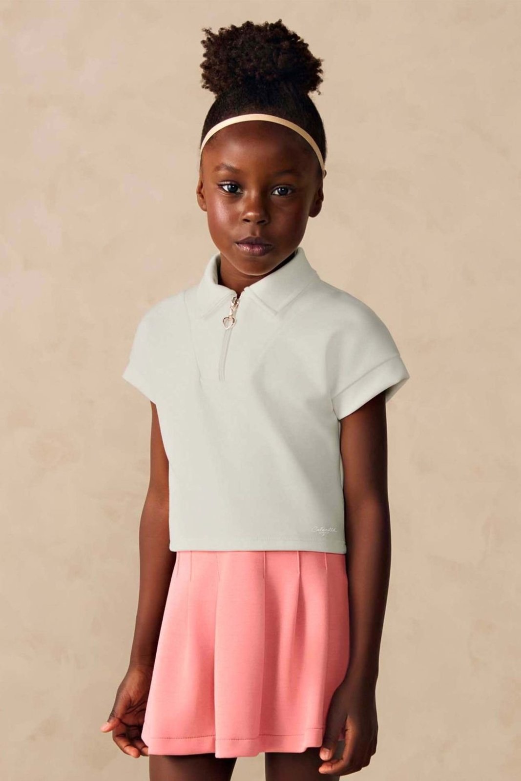 Infantil - Conjunto Menina Pregas Easemove Colorittá Bege