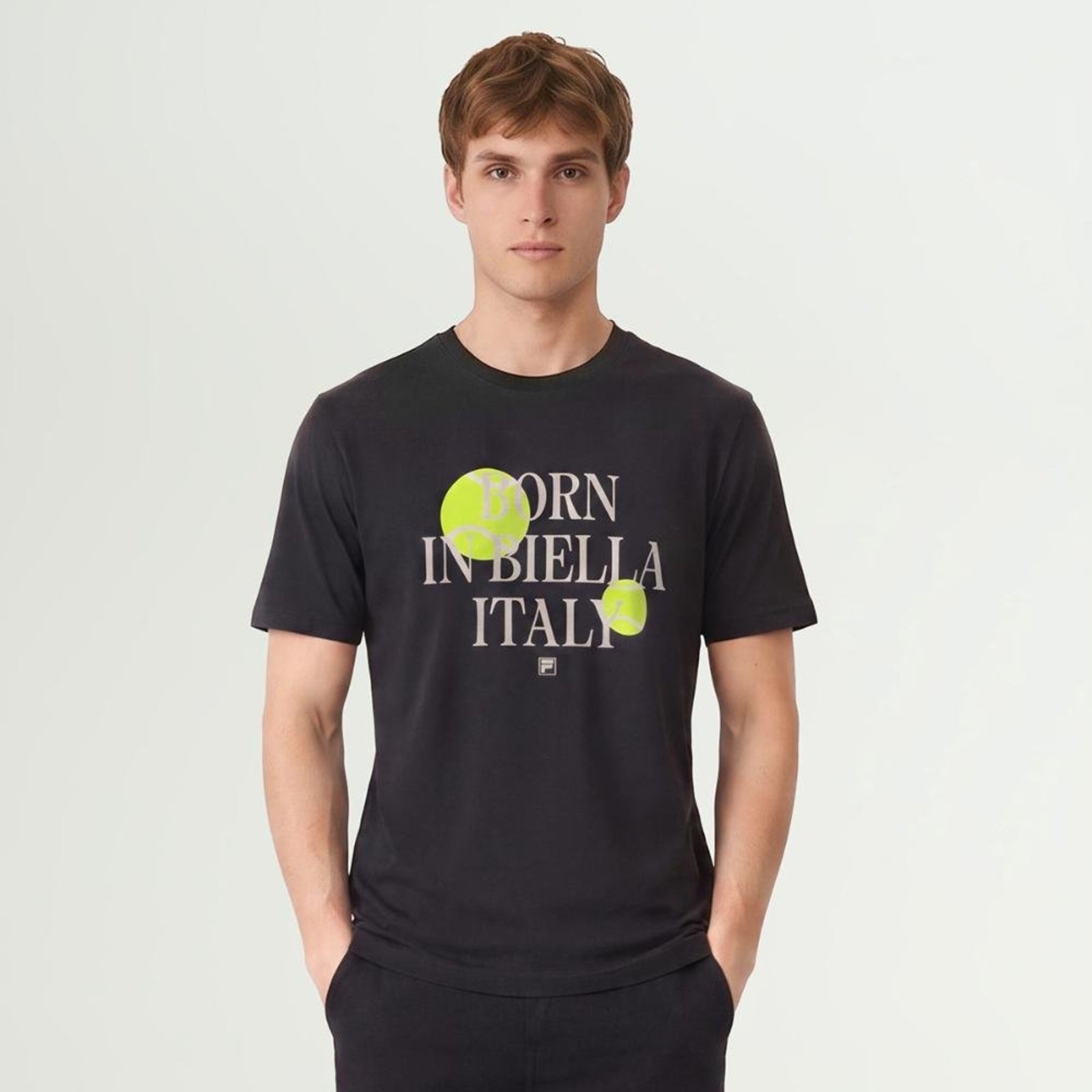 Camiseta Fila Regular Biella Italy Graphic Masculina Incolor