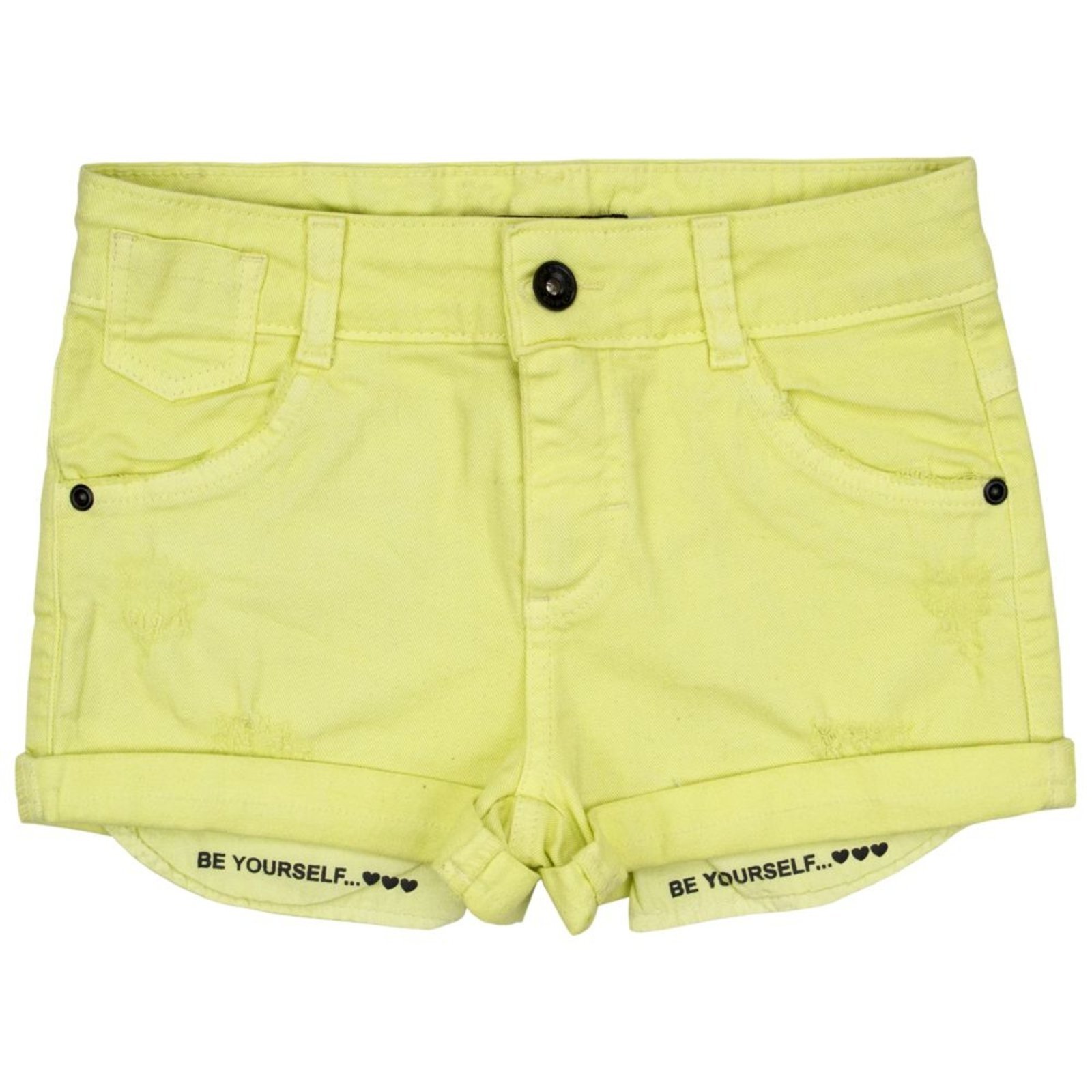 Vista 2 Infantil - Shorts Juvenil Look Jeans Sarja pink Look Jeans pink