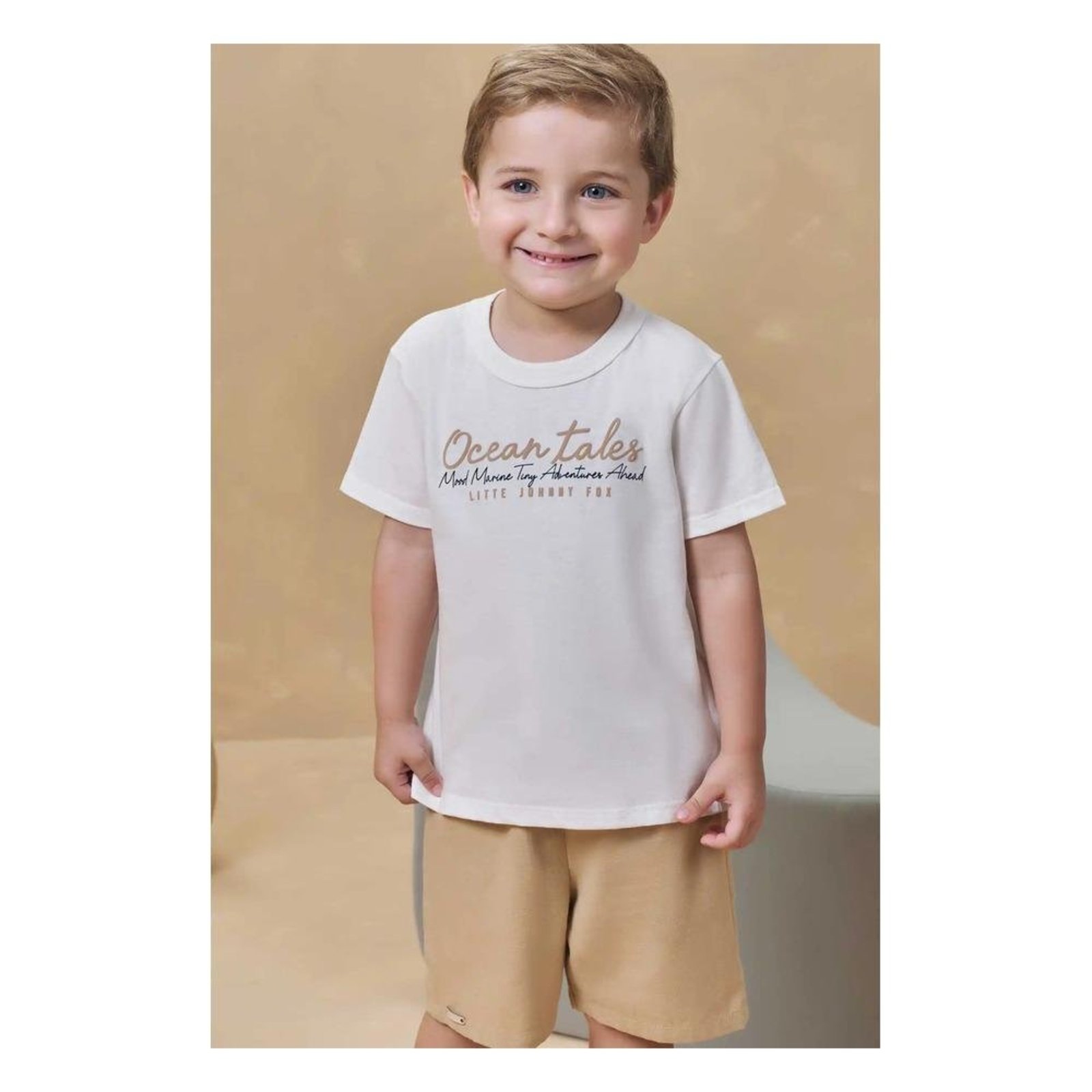 Infantil - Conjunto Menino Cru Johnny Fox 1 Nude