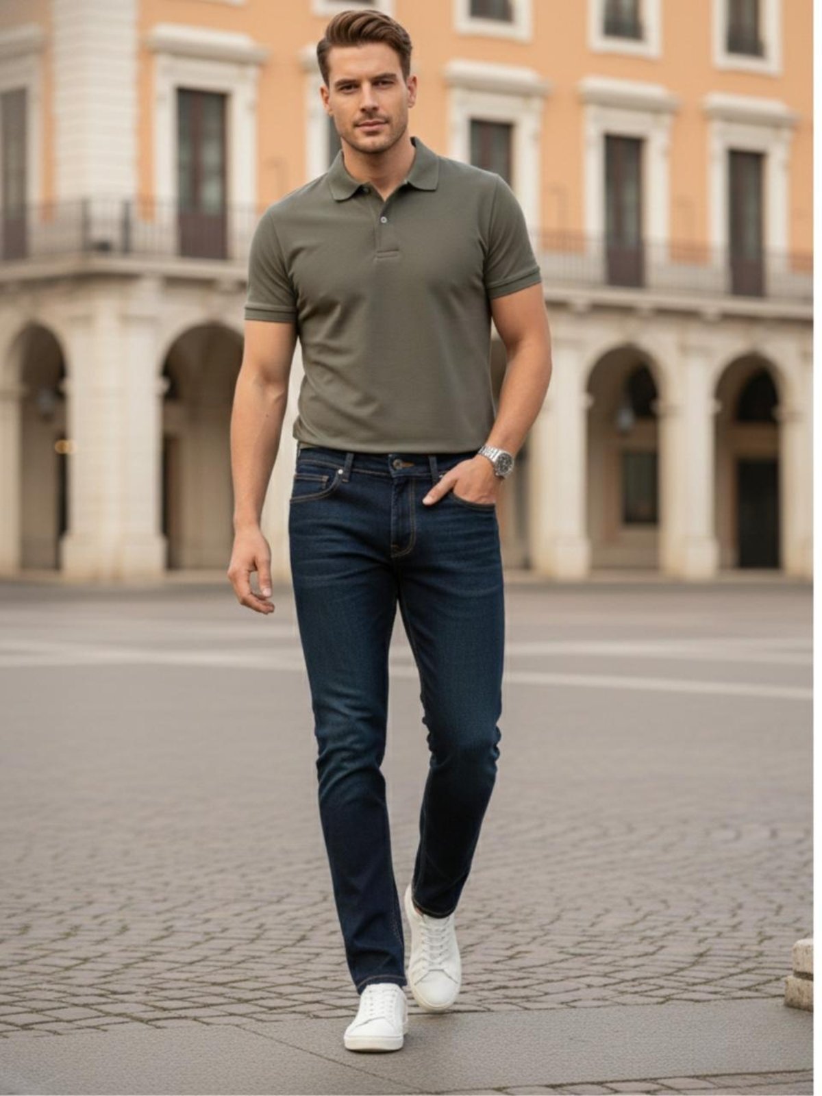 Vista 2 Calça Masculina Jeans Sk Jeans Confortável e Casual Escura TEX JEANS preto TEX JEANS preto
