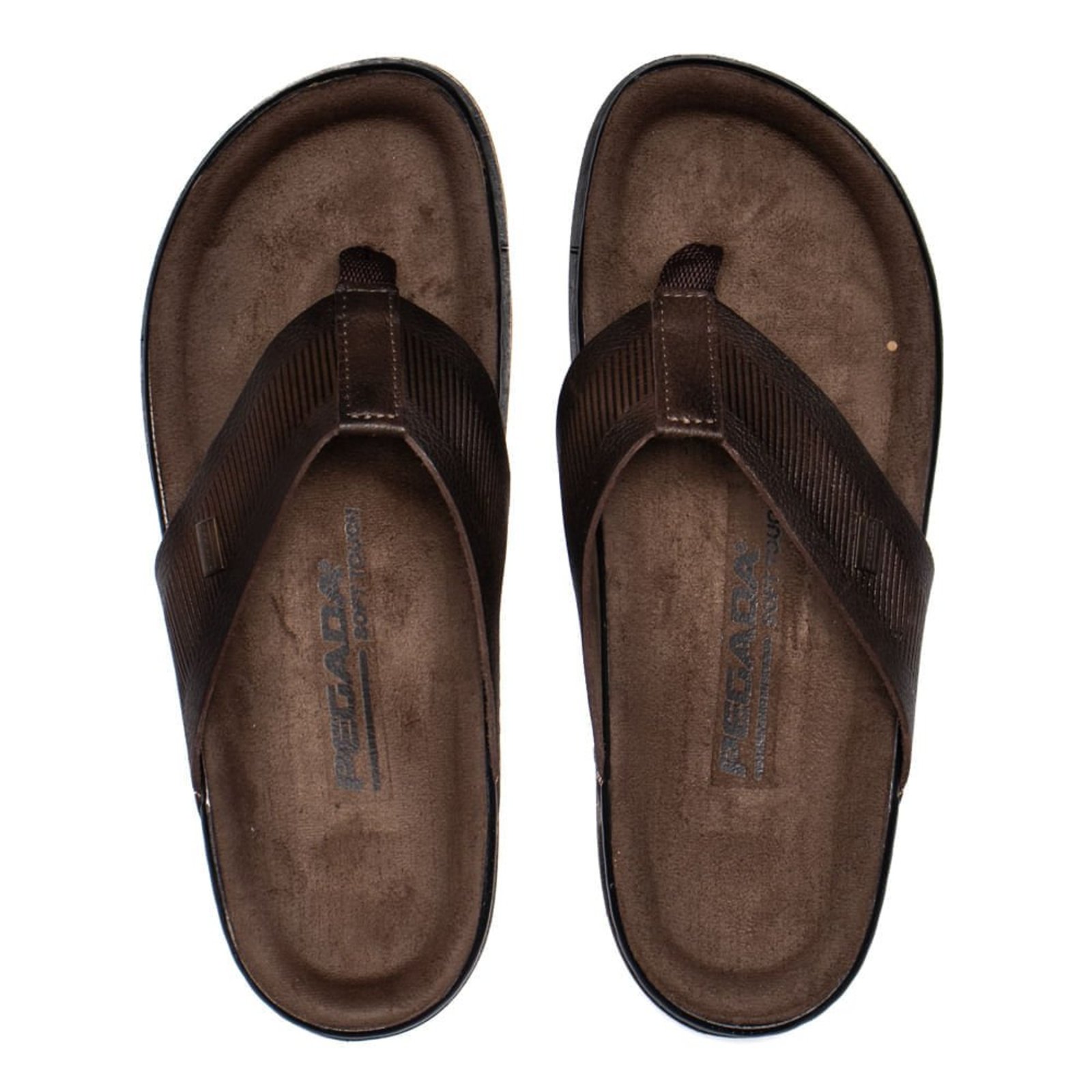 Infantil - Chinelo Masculino Pegada Rustic Tiras De Dedo Marrom