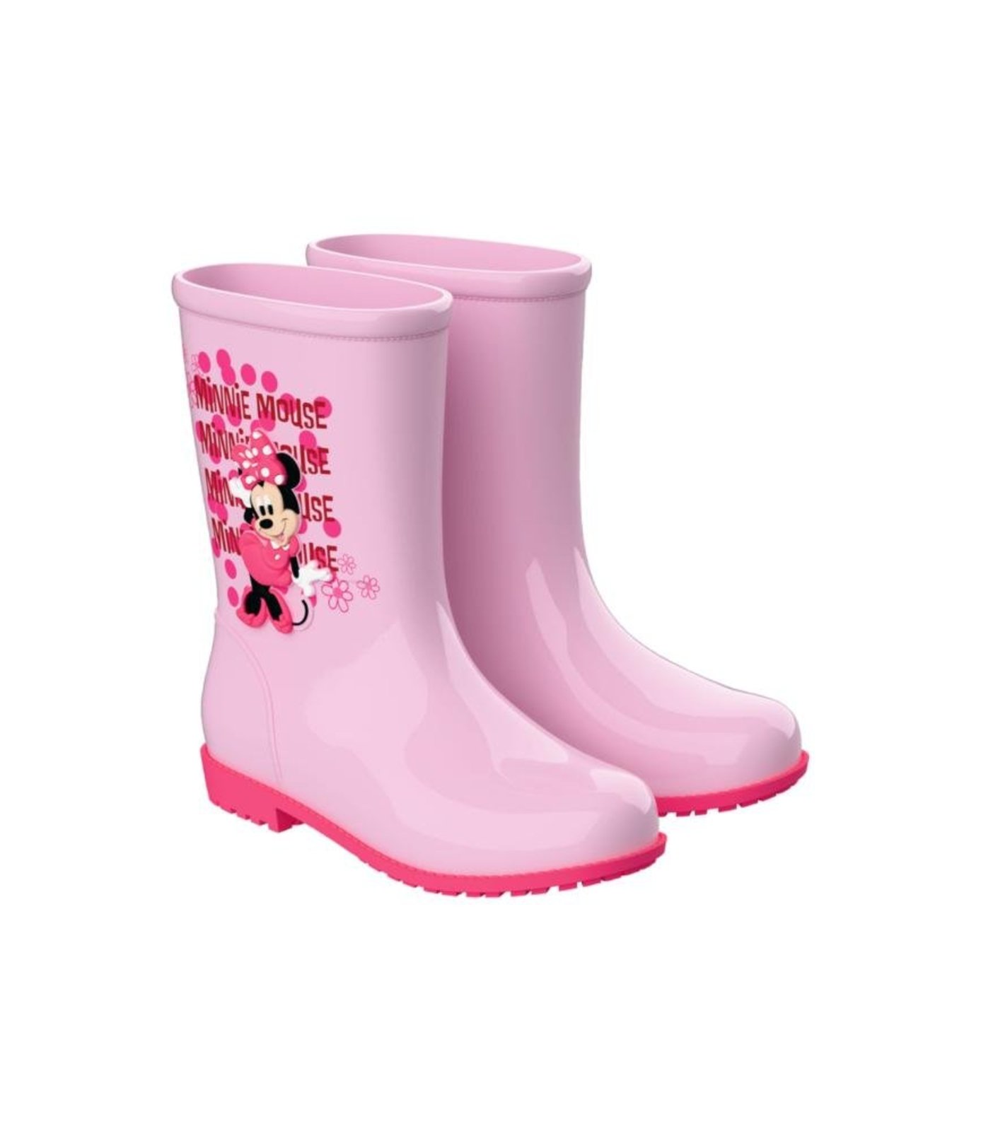 Infantil - Bota Galocha Grendene Disney Rosa