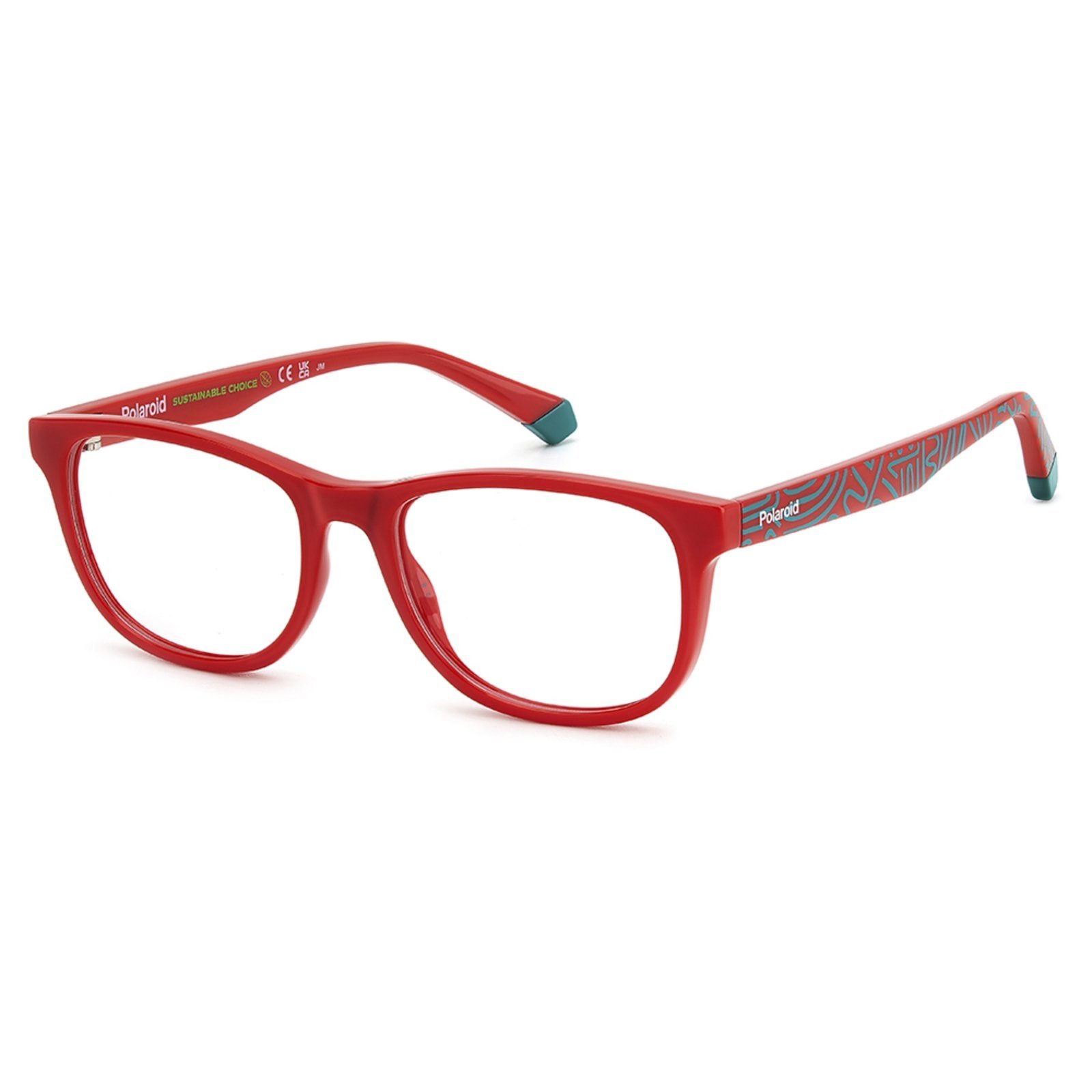 Armação de Óculos Polaroid Pld D832 C9A – Vermelho 47 –