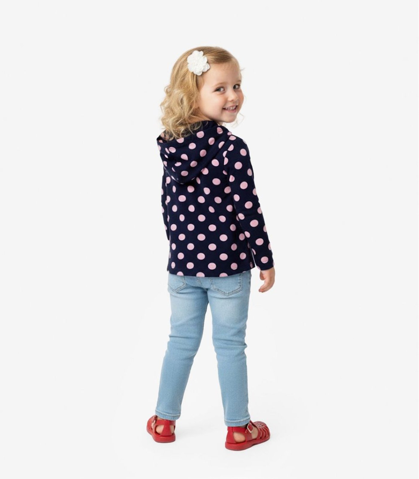 Vista 3 Infantil - Blusão Menina Com Capuz Select preto Select preto