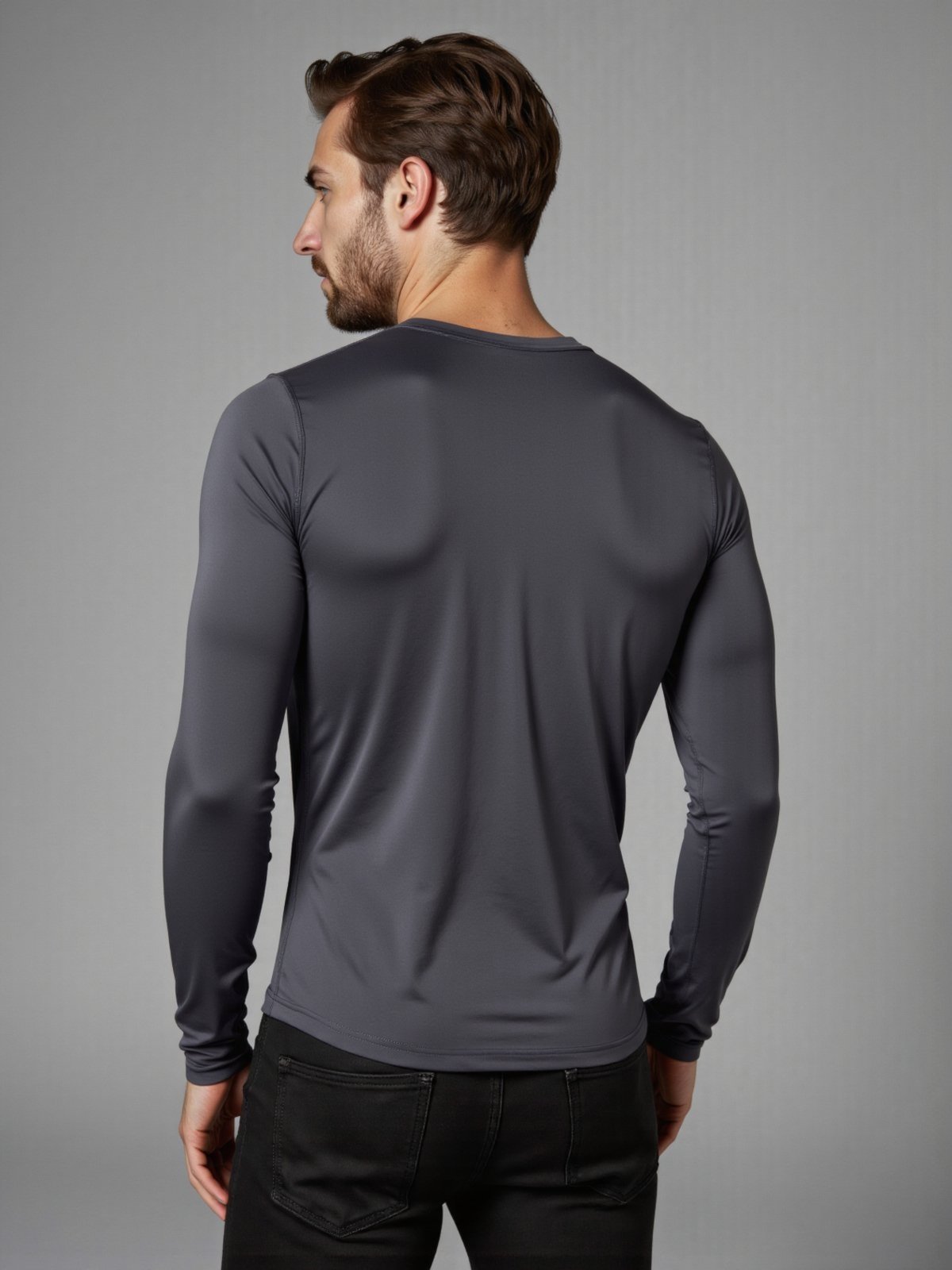 Vista 3 Camiseta Manga Longa UV50+ Térmica com Proteção Solar Praia Treino Verão Debex branco Debex branco