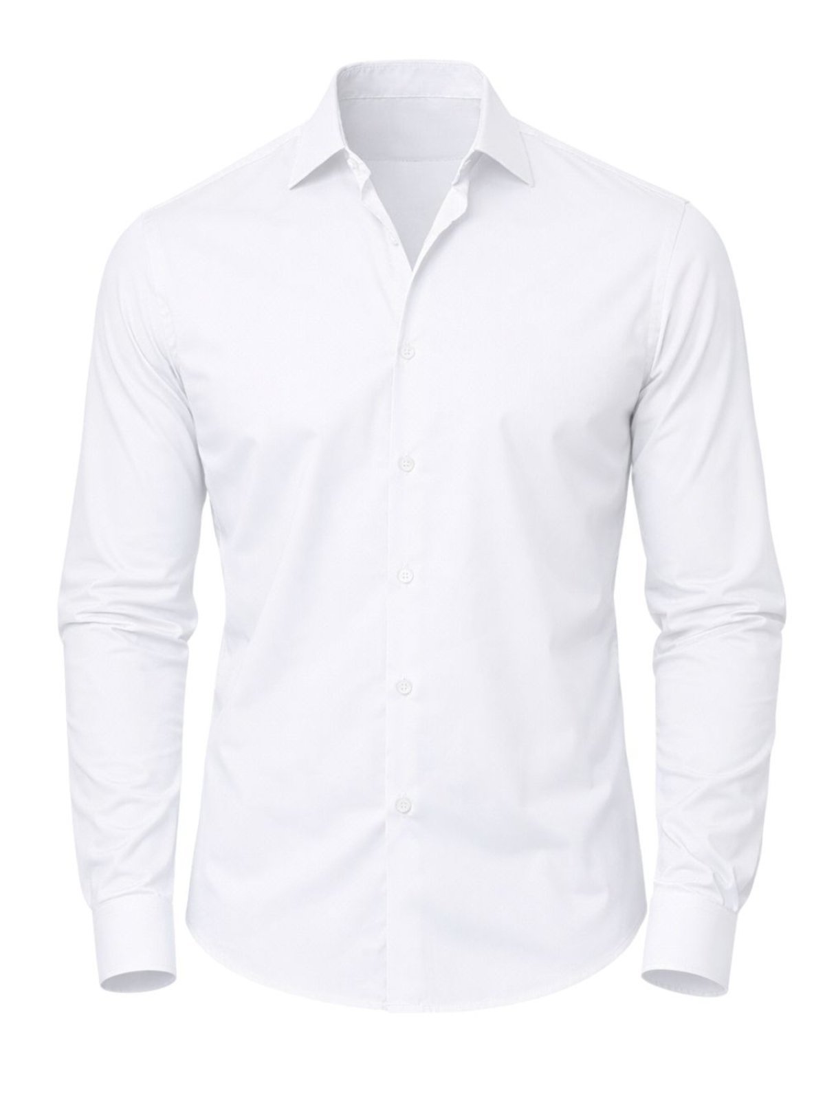 Camisa Social Masculina Casual Slim Fit com Elastano Crocker