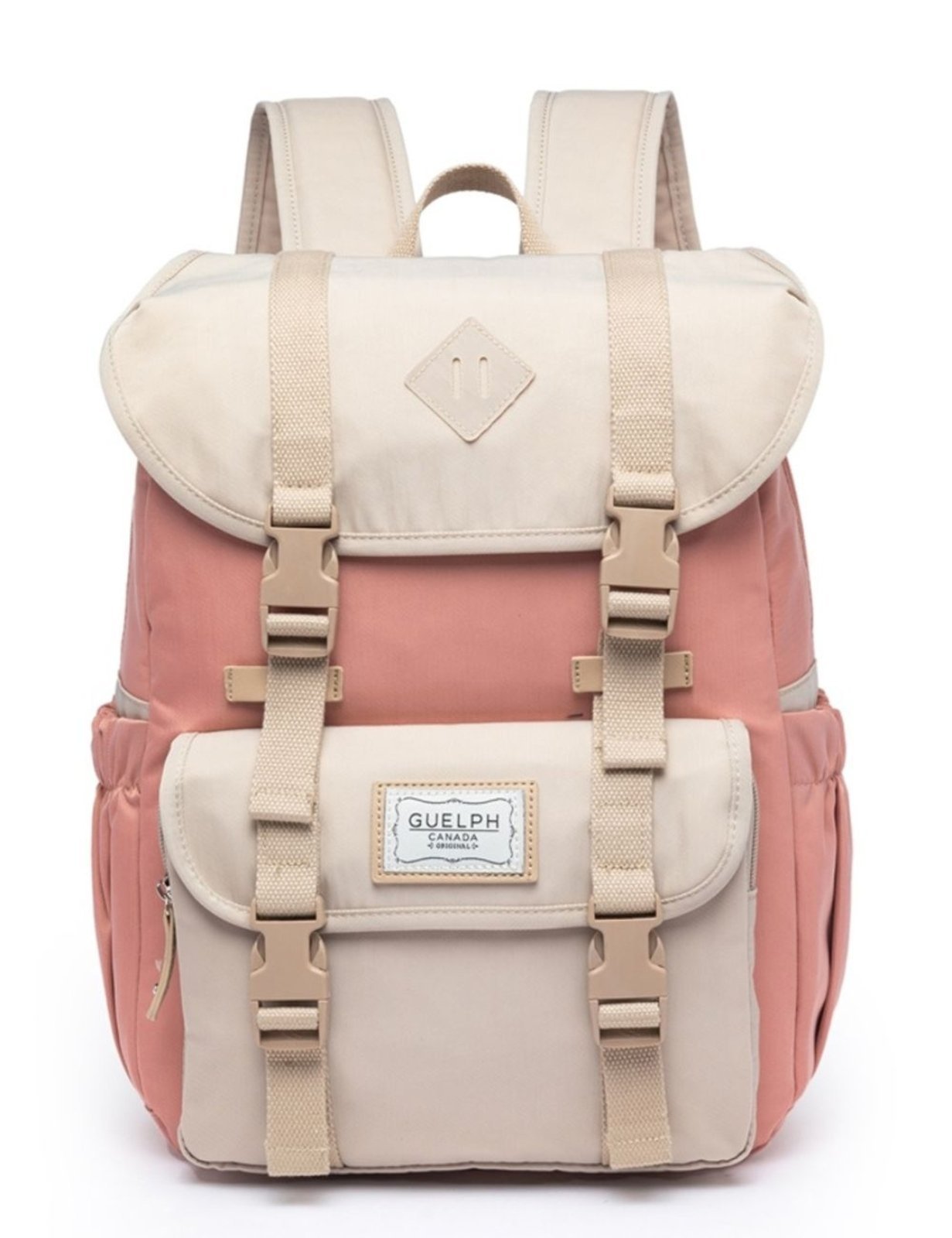 Vista 3 Mochila Feminina Guelph Bolsa Resistente Fashion Moda Moderna rosa GUELPH rosa