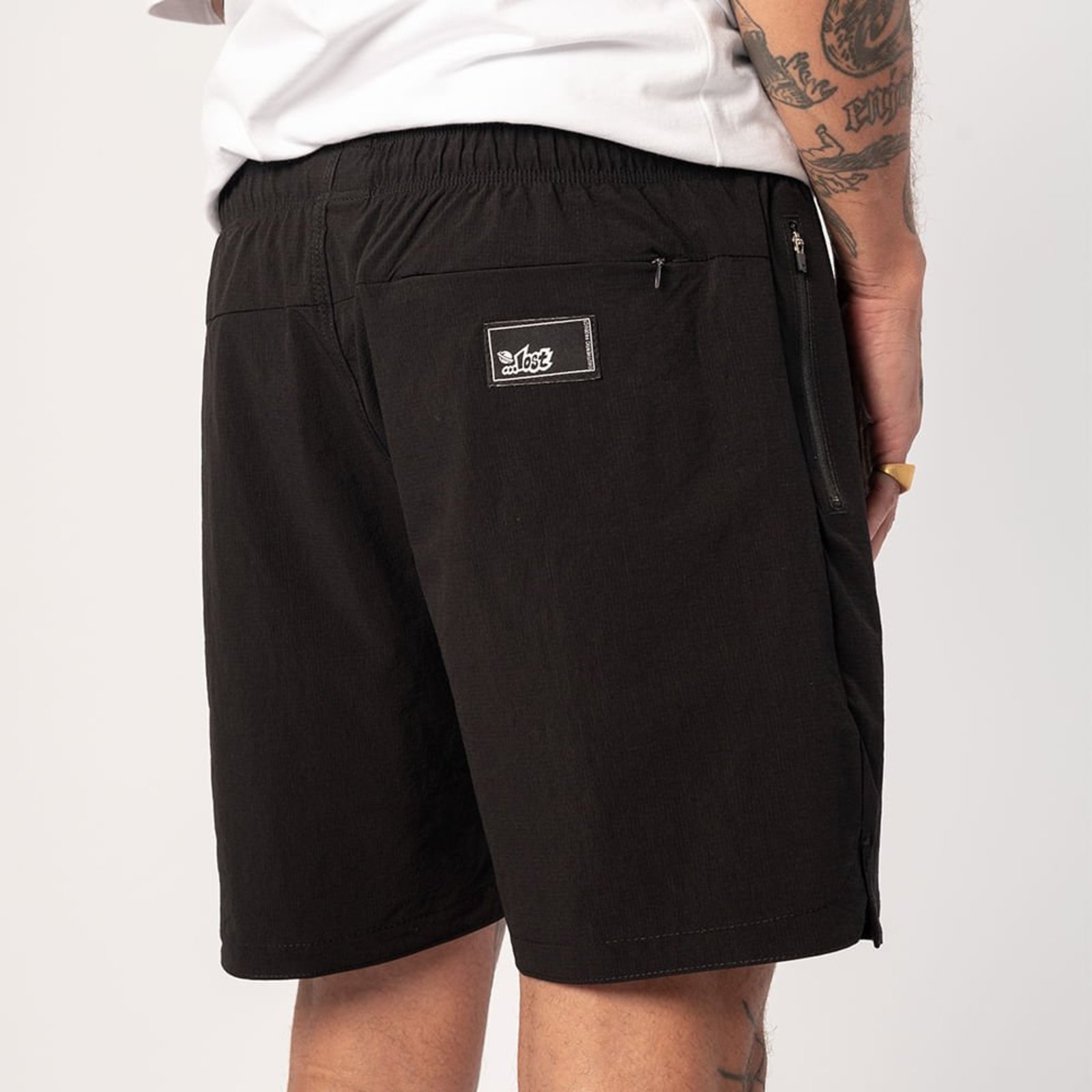 Shorts Com Elástico Lost New Black