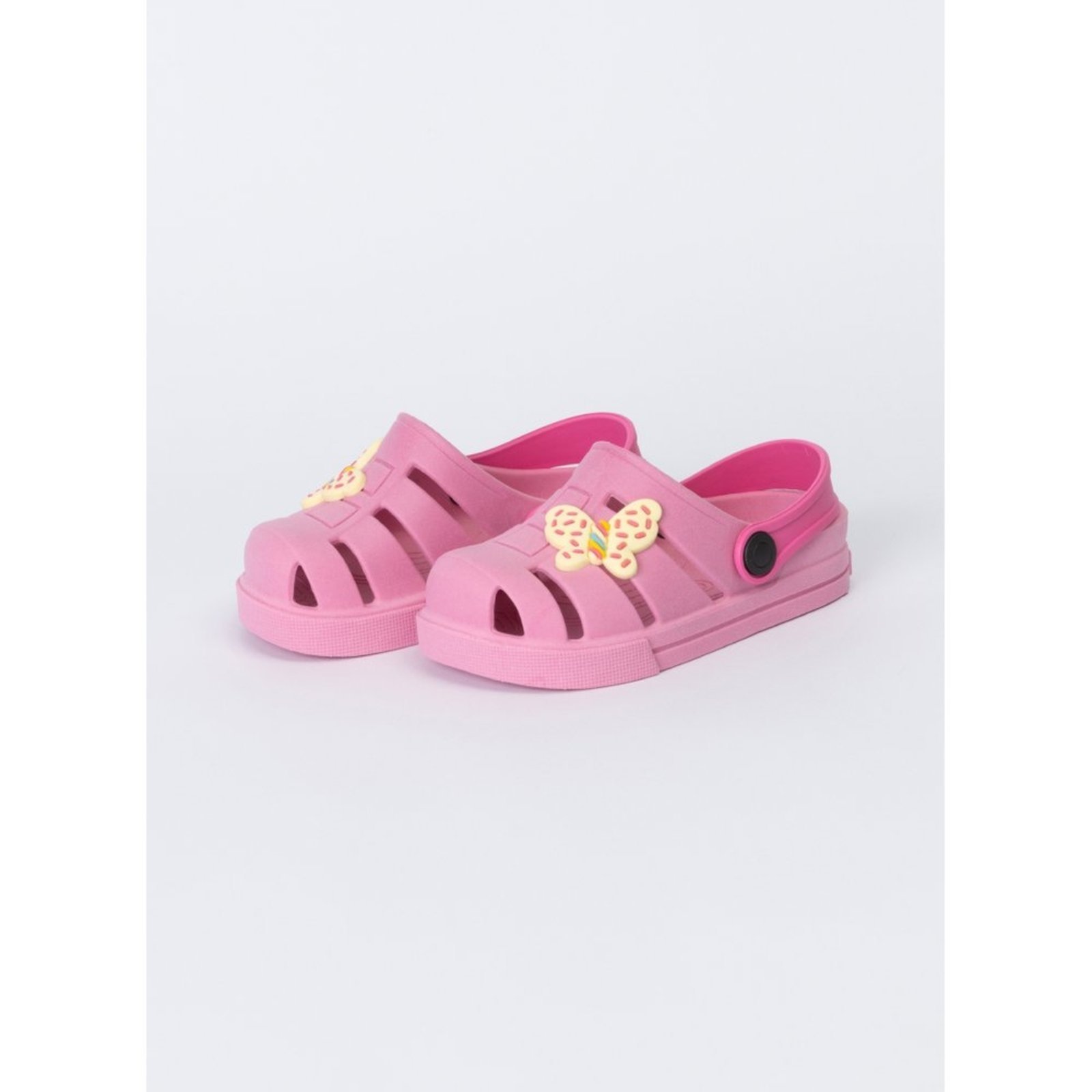 Infantil - Babuche Menina Rosa Borboleta Delicada