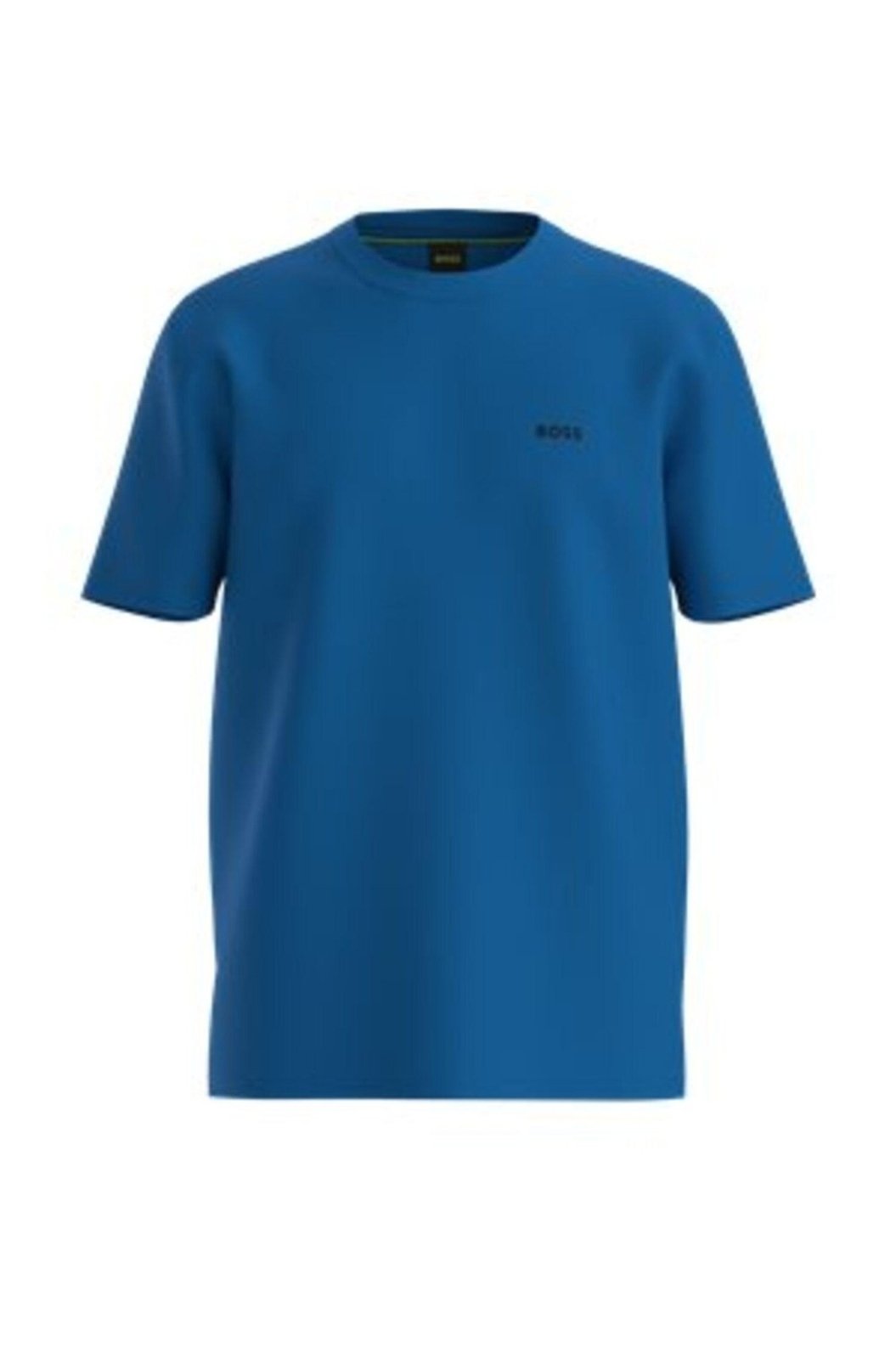 Camiseta Em Algodão Elástico Com Detalhe De Logo