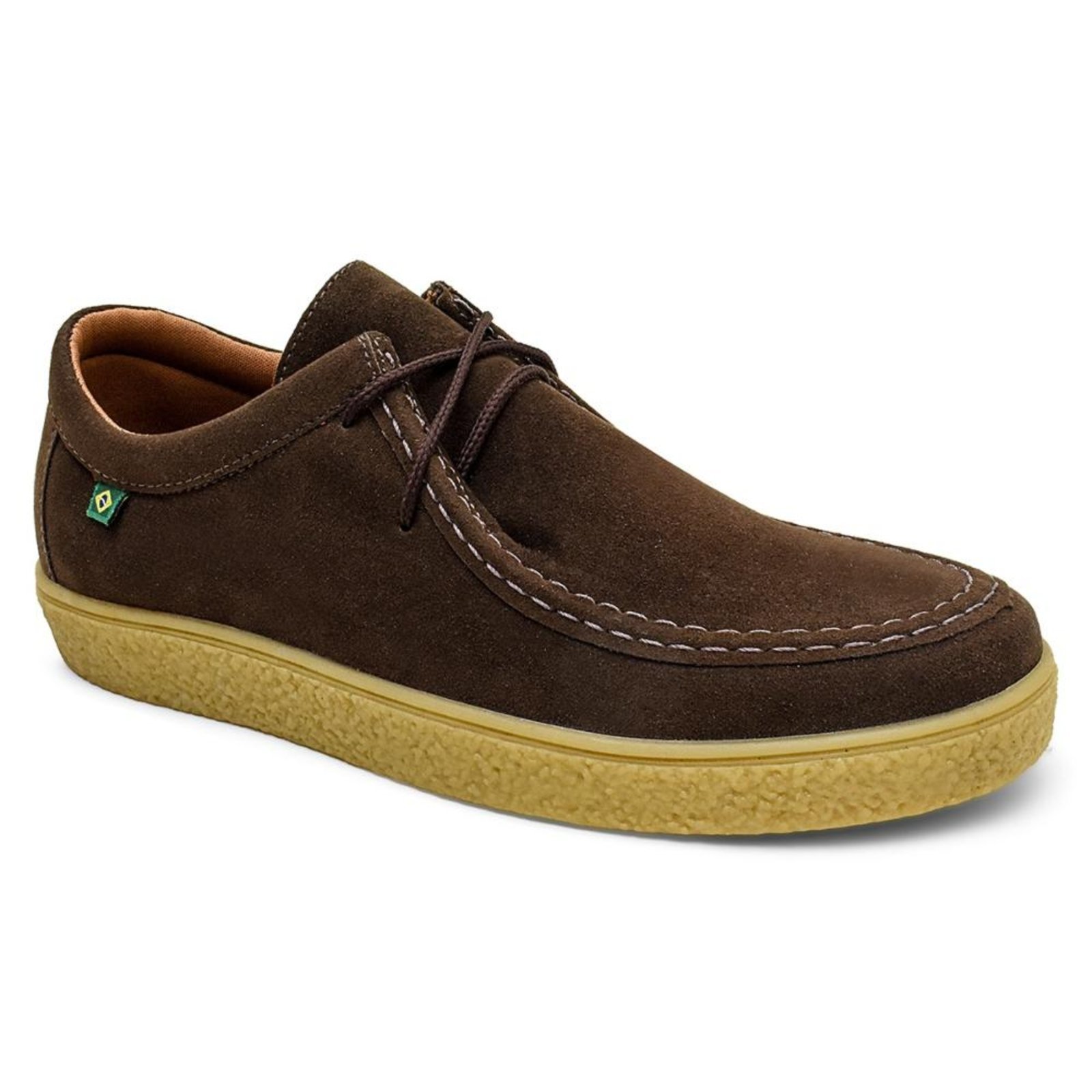 Sapato Masculino Casual Confortável Marrom