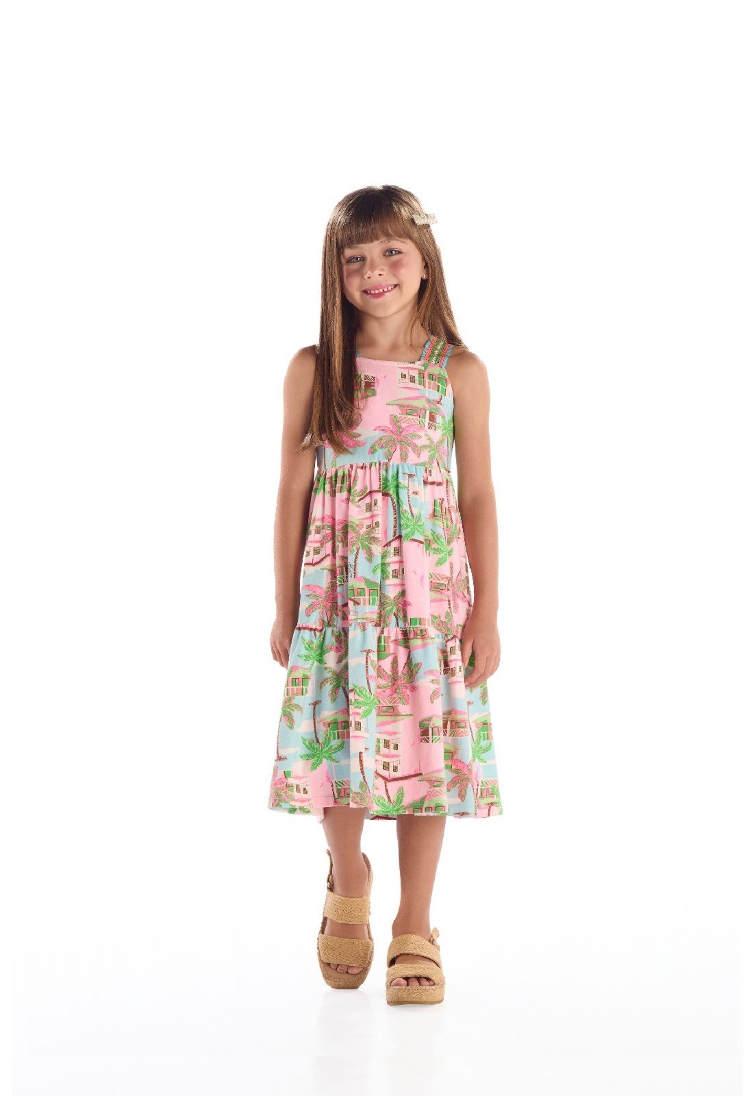 Infantil - Vestido Cotton Quimby Azul