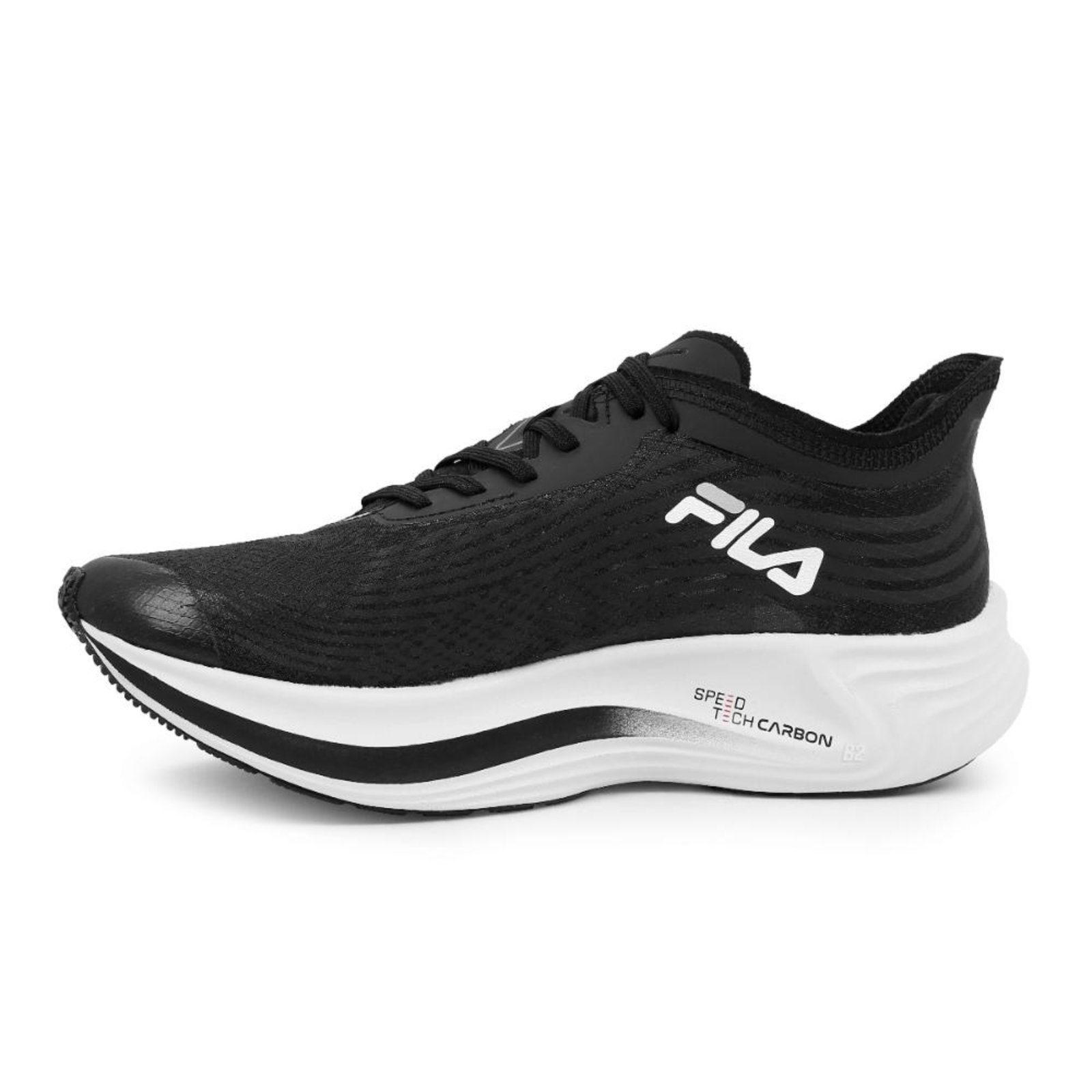 Vista 3 Tênis Fila Racer Carbon Preto preto carbon Fila preto carbon