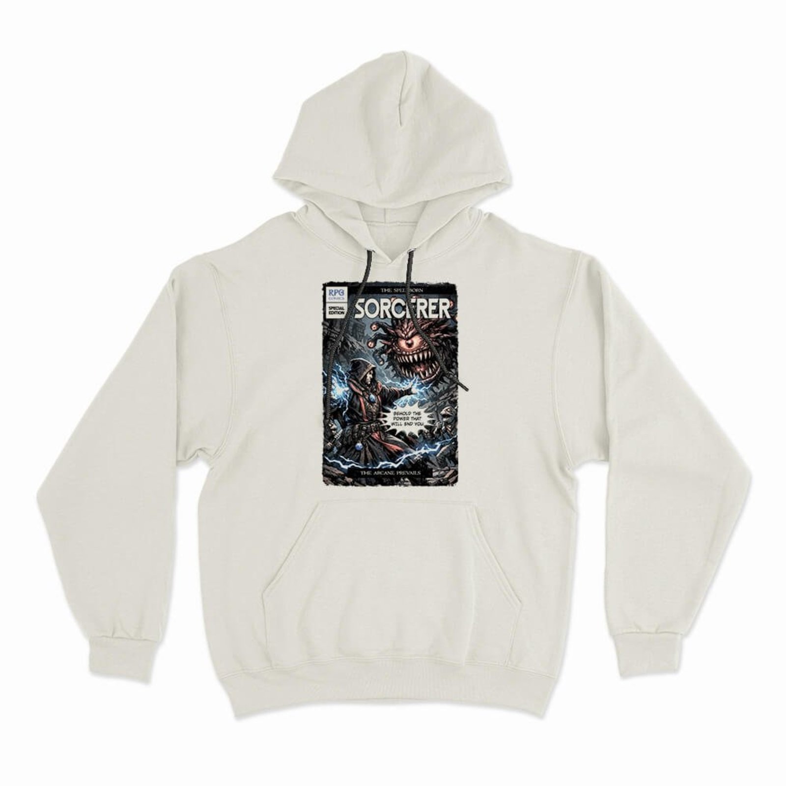 Moletom Com Capuz Sorcerer Comics - Off White