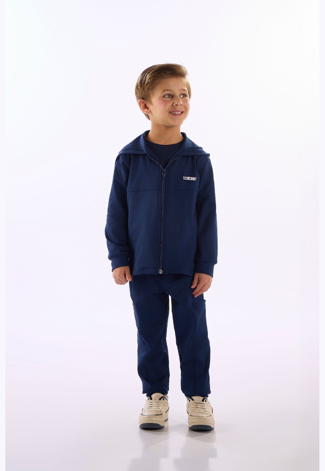 Infantil - Conjunto Jaqueta Calça Gym Up Baby Bege