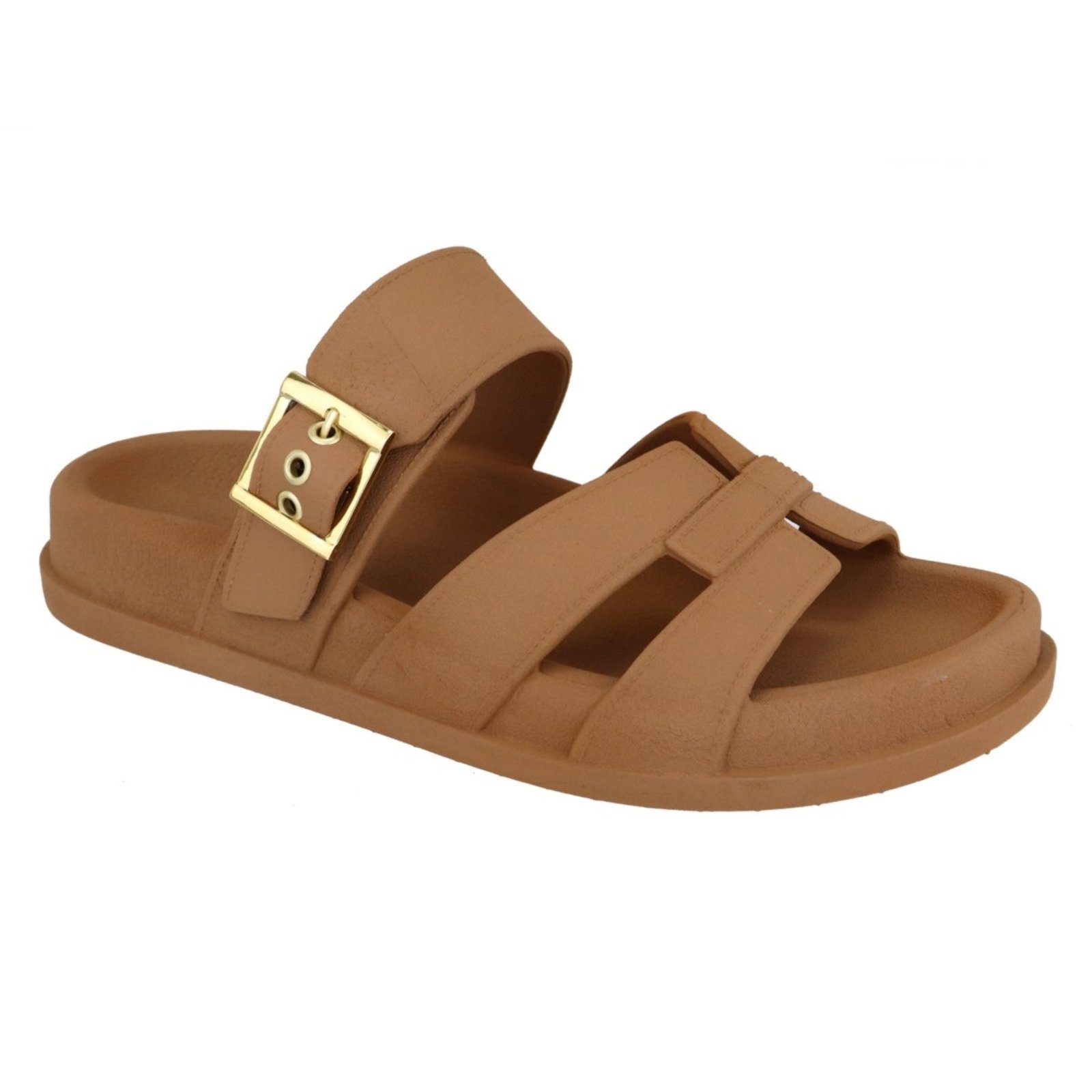 Sandália Papete Ratseira H Chinelo Lançamento Caramelo