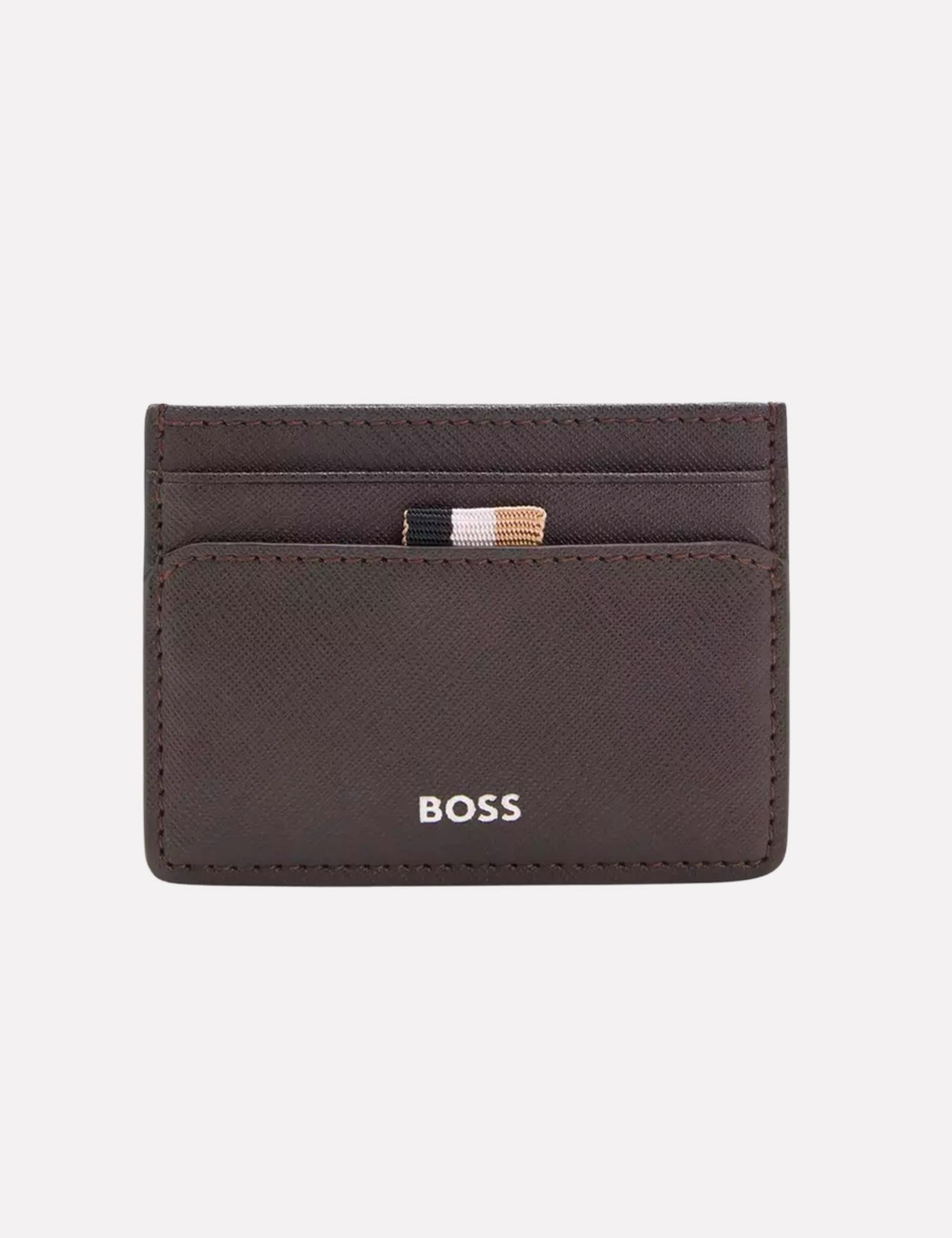 Porta Cartão Hugo Boss Masculino Zair Card Holder N Marrom