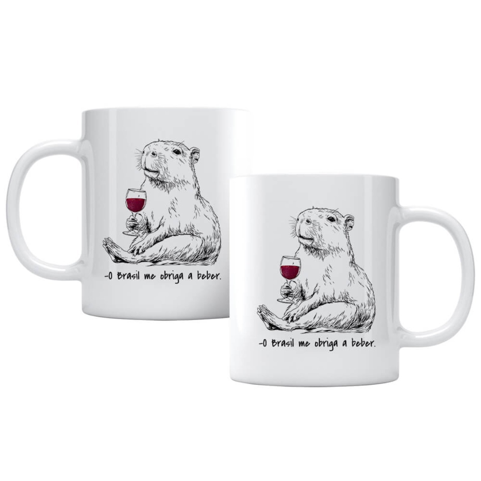 Caneca O Brasil Me Obriga a r