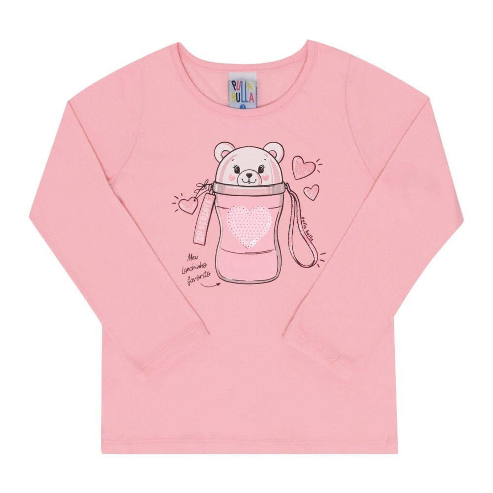 Infantil - Blusa Menina - Rosa Lumi - 47204-1183