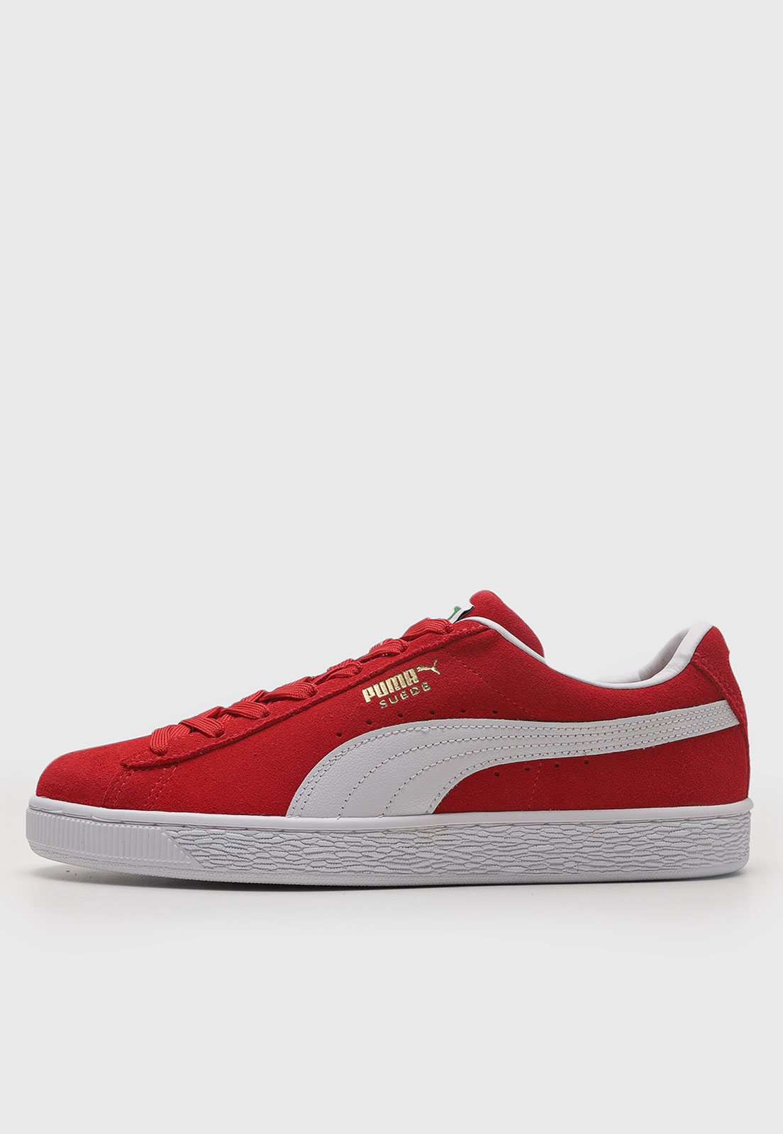 Tênis Masculino Puma Suede Classic Vermelho e Branco