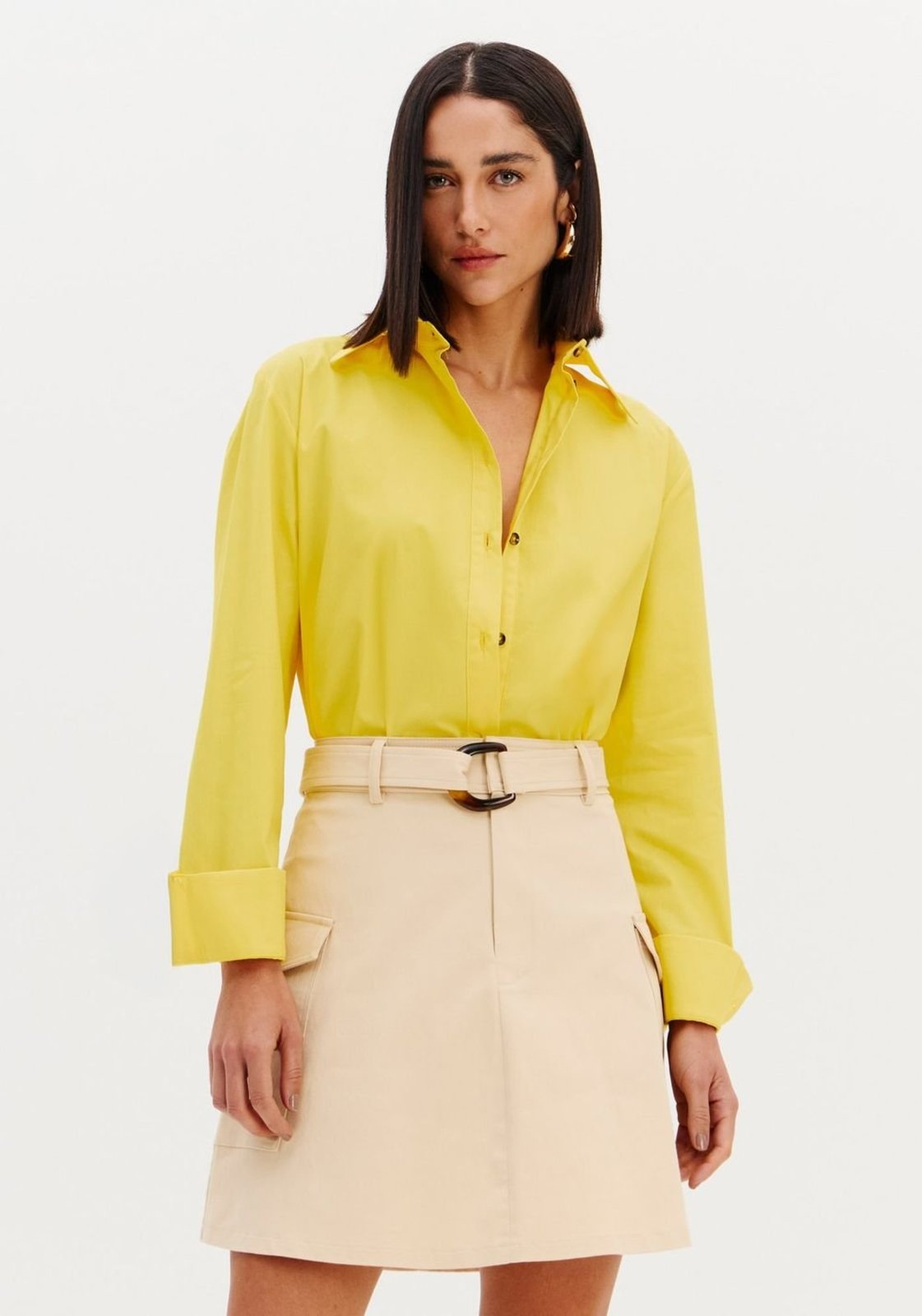 Camisa Alongada Manga Longa Sport Easy