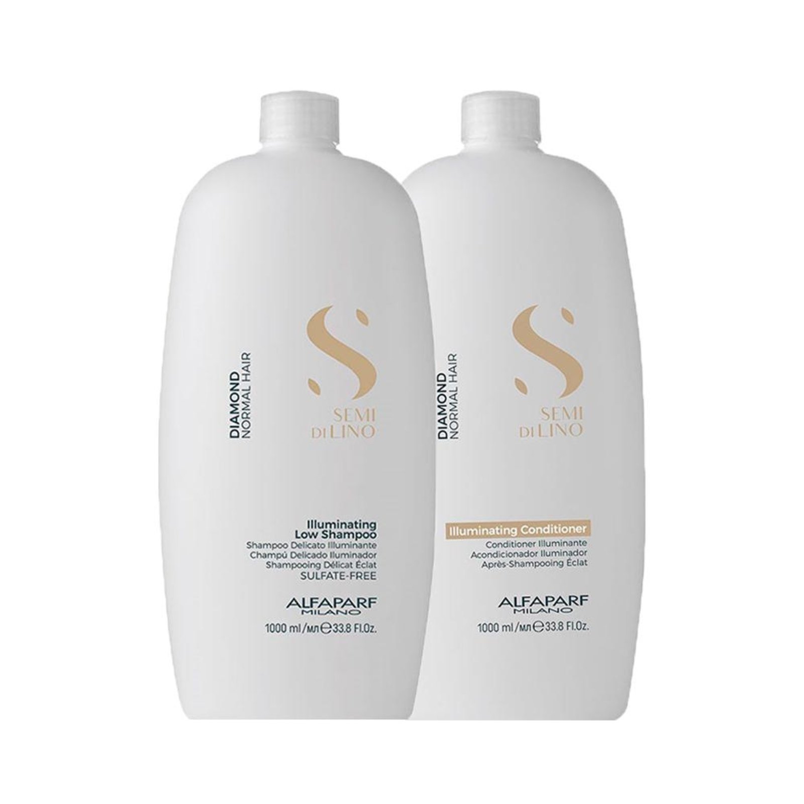 Kit Alfaparf Semi Di Lino Diamond Sh + Cond 1000ml