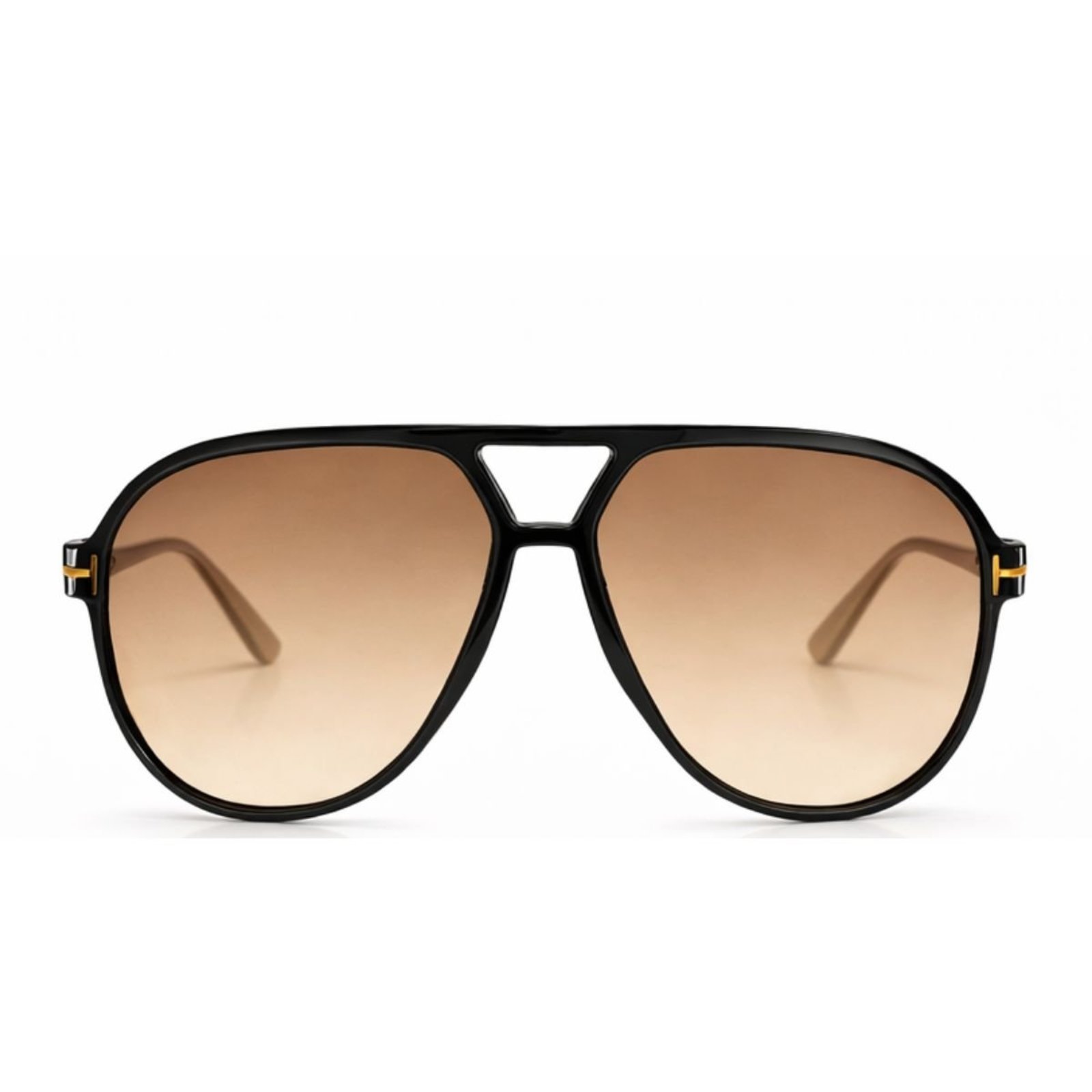 Óculos de Sol Oversized Aviador Premium Tendência\ Preto