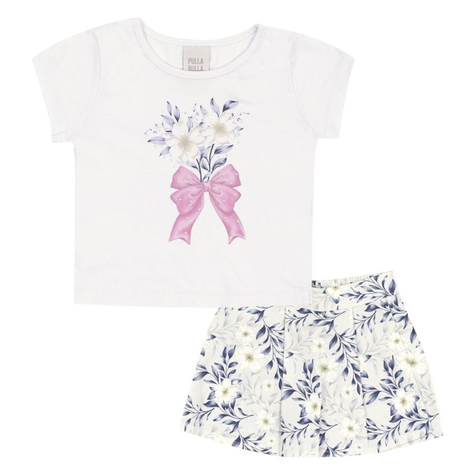 Infantil - Conjunto Branco Primeiros Passos Menina - 53327-3