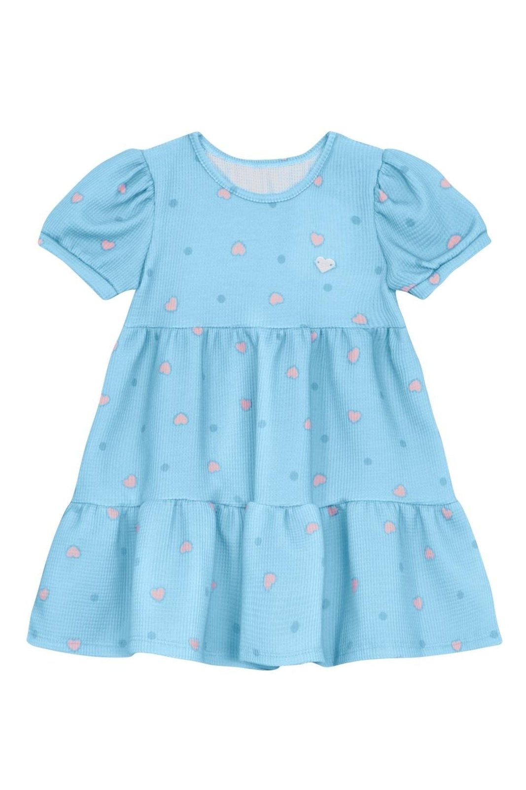 Infantil - Vestido menina em ribana Brandili