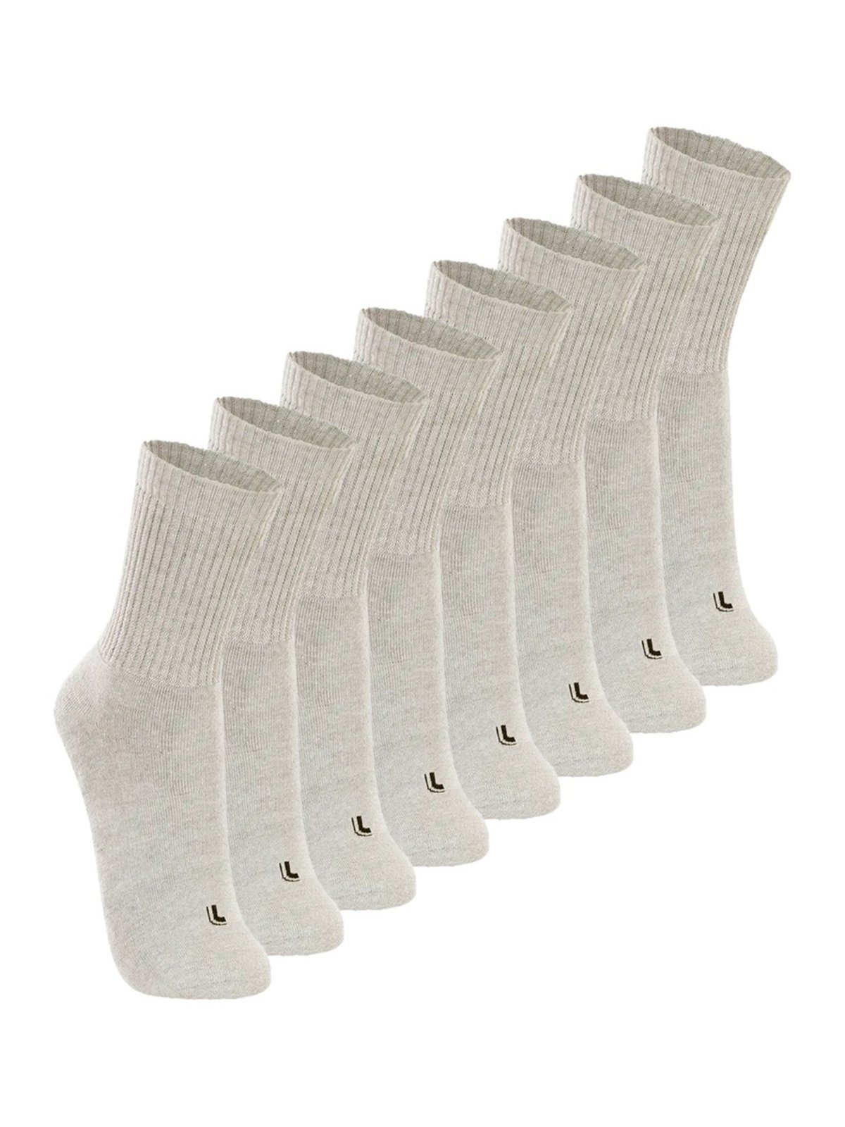 Kit com 8 Pares de Meias Esportiva Cano Longo Lupo 3250-001