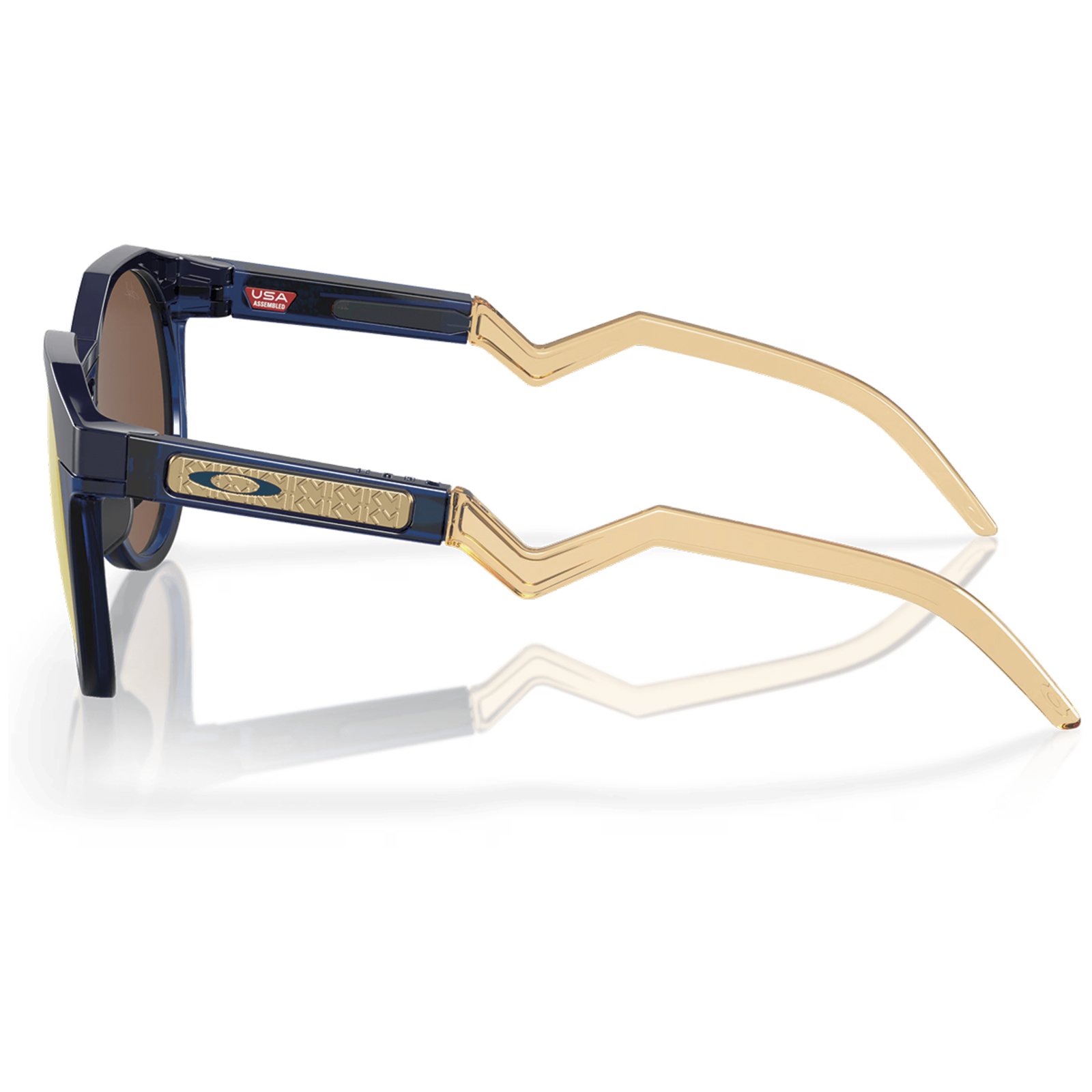 Óculos de Sol Oakley HSTN Edicao Limitada Mbapé Polarizado - Navy Transparent Blue Azul