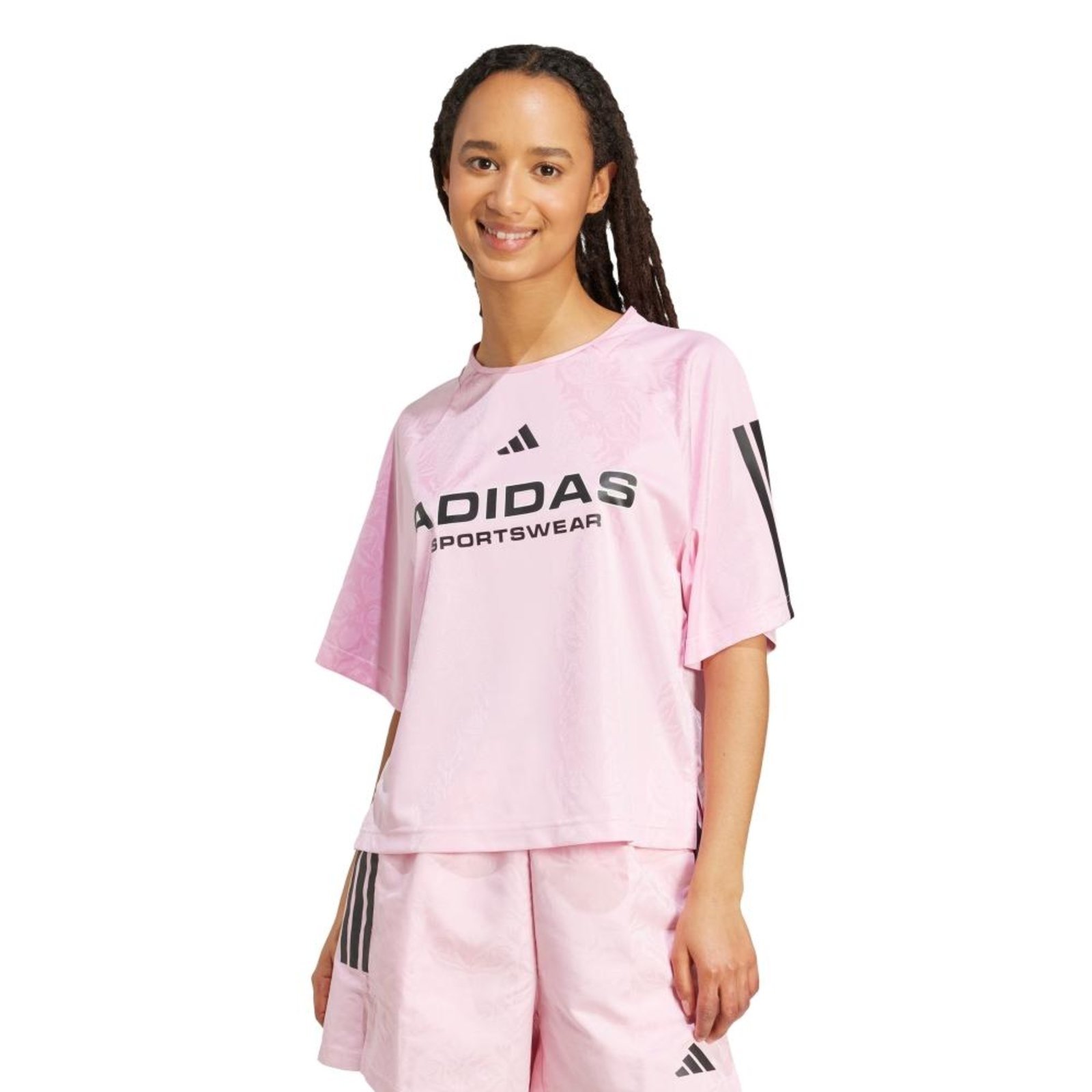 Camiseta Jacquard Tiro x Common Goal adidas Sportswear Rosa