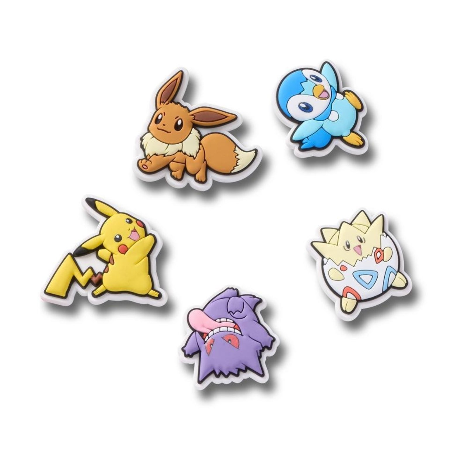 Infantil - Jibbitz™ Pokémon II Pack com 5 Peças Único Branco