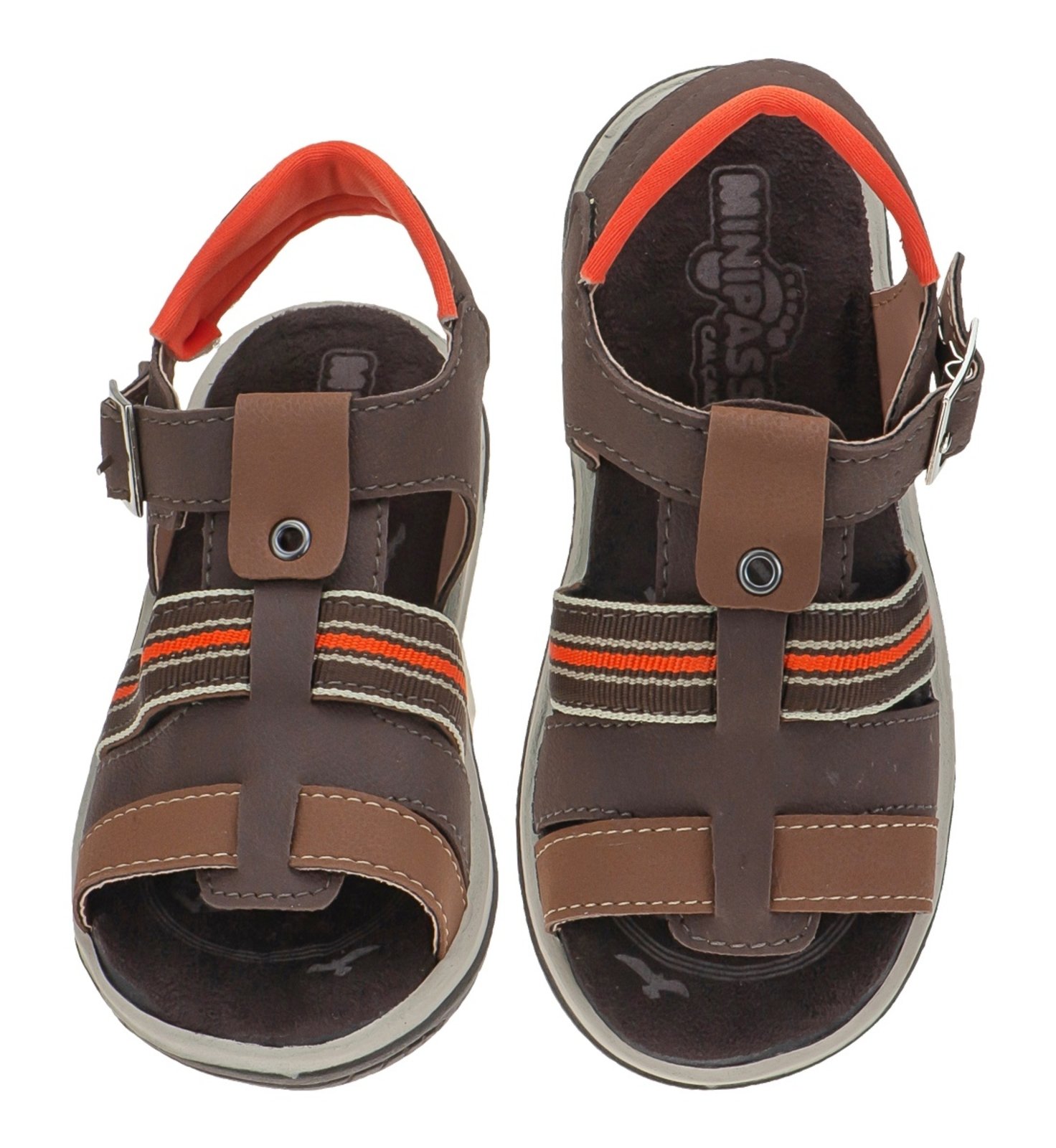 Vista 3 Infantil - Sandalia Masculina Minipasso Papete Masculino café/marrom Minipasso café/marrom