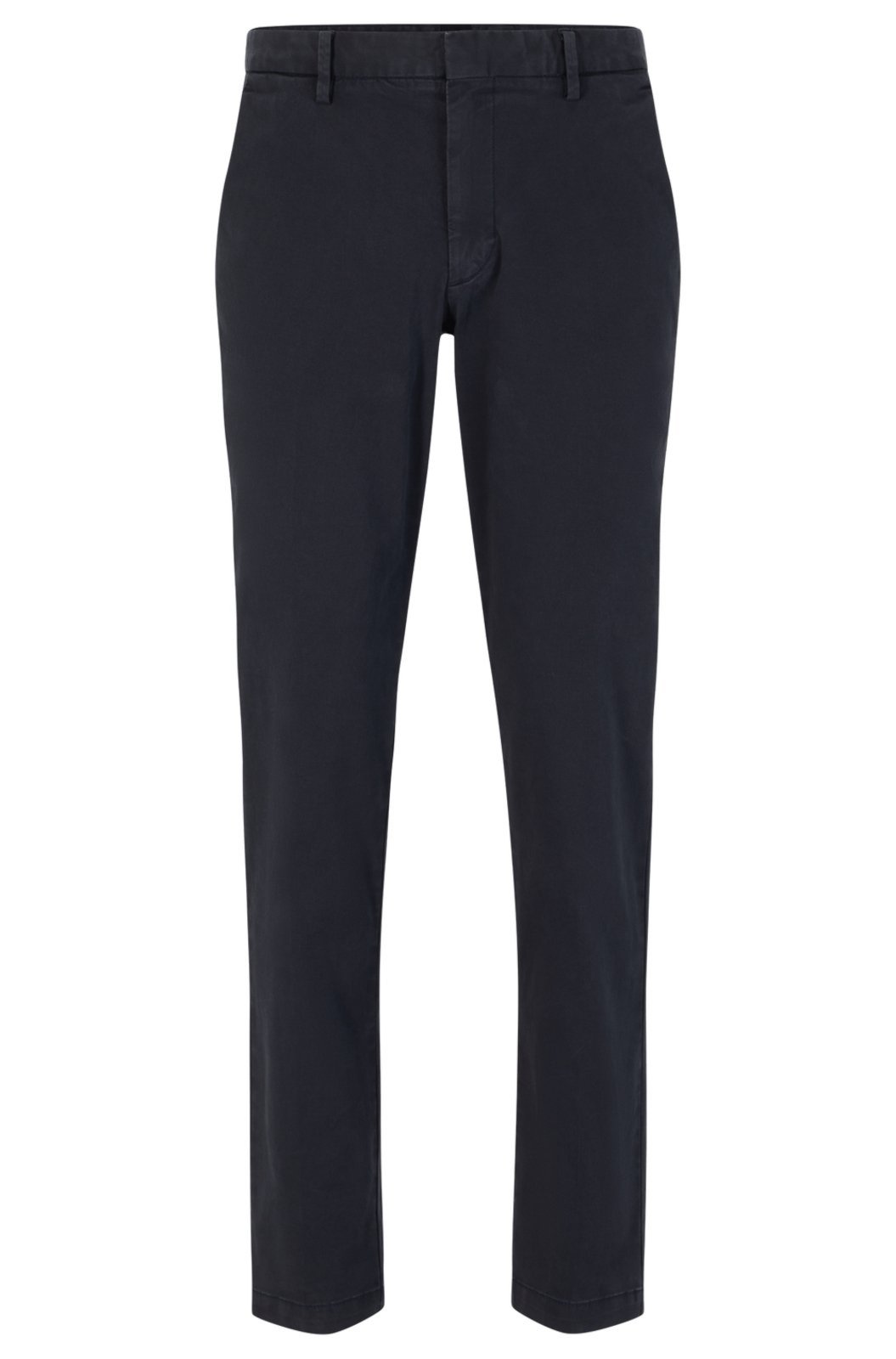 Calça De Corte Slim Em Gabardine De Algodão Stretch Azul – 110